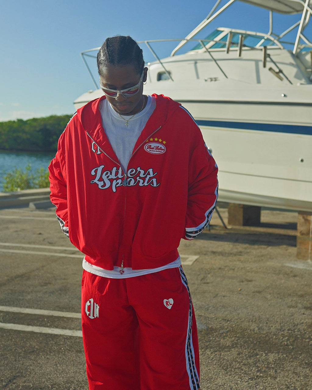 C1N x RL Zip Up - Red by Red Letters