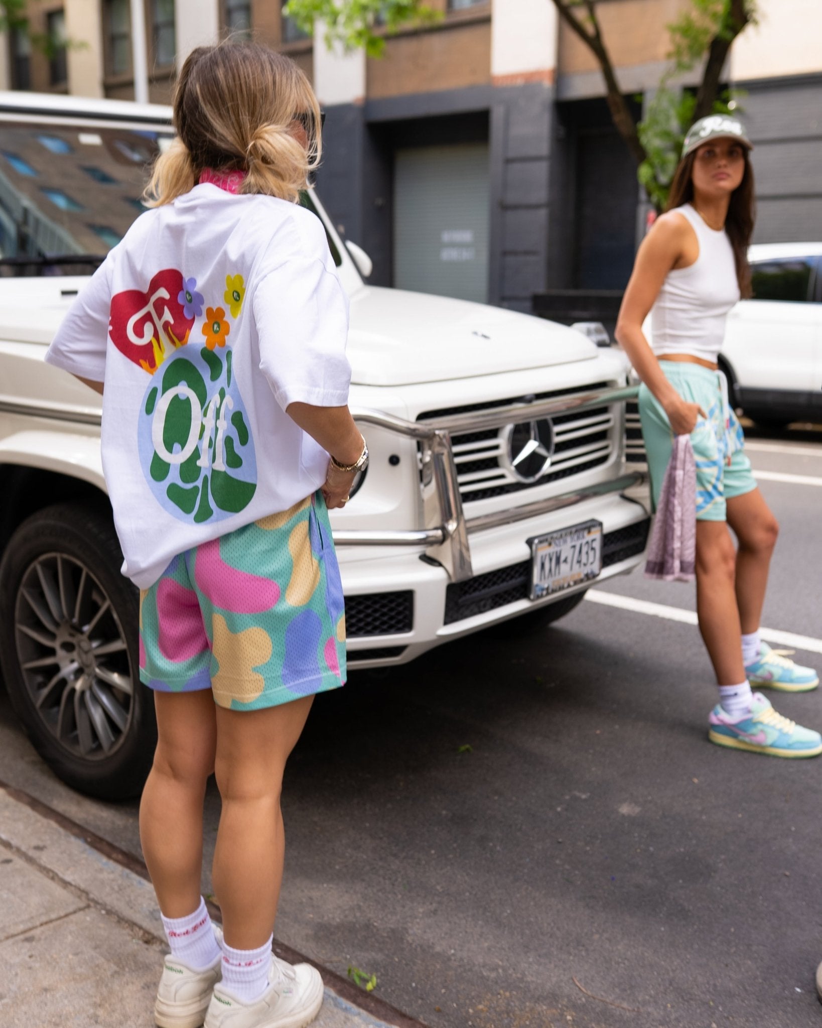 Camo Mesh Shorts - Easter by Red Letters