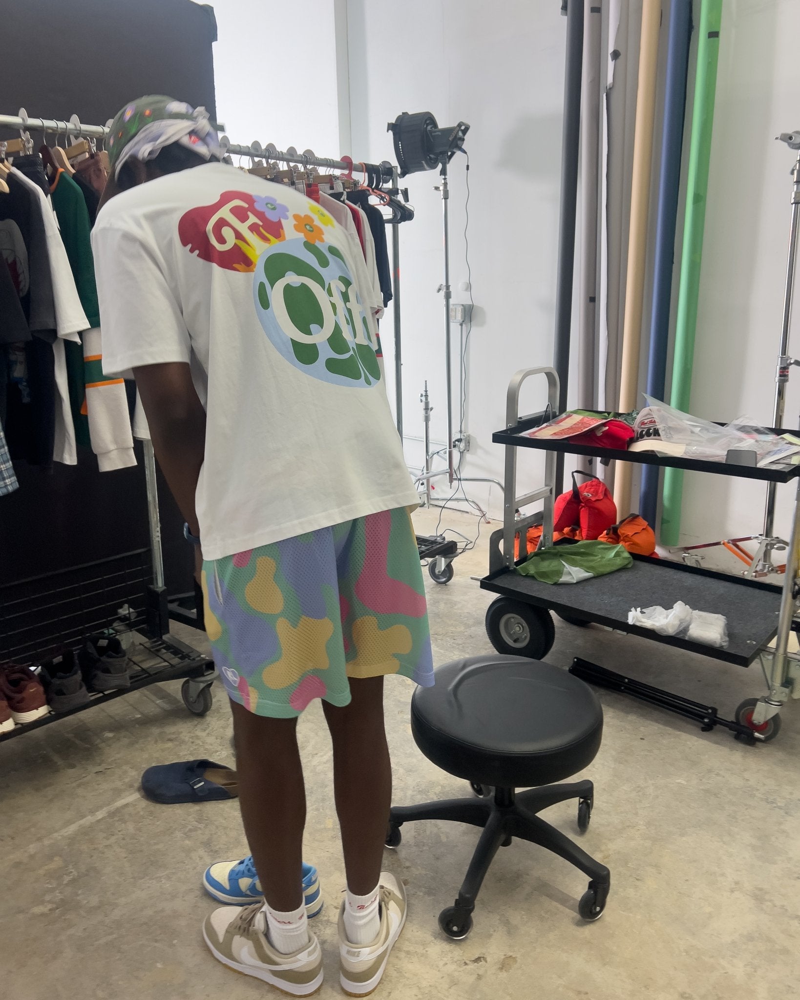 Camo Mesh Shorts - Easter by Red Letters
