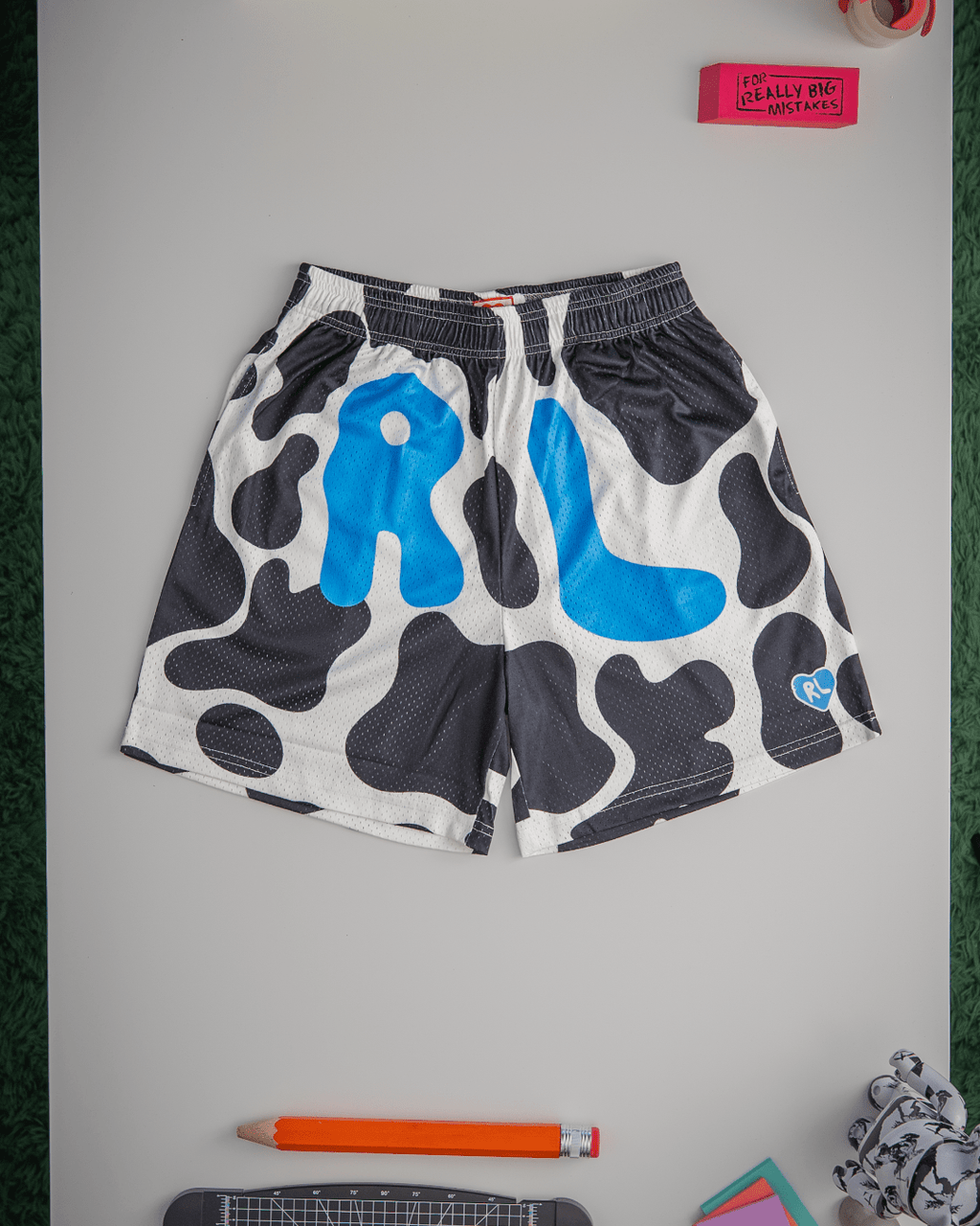 Camo Mesh Shorts - Moo by Red Letters