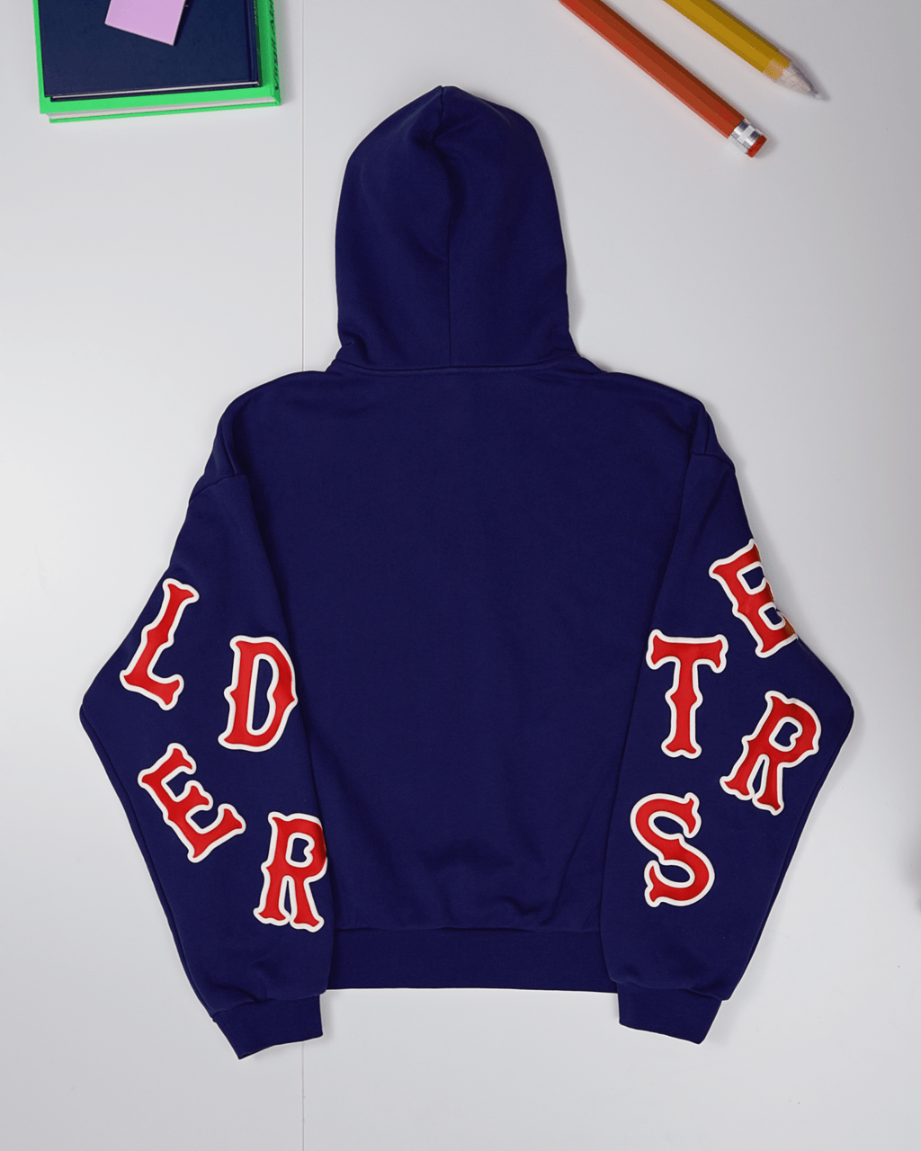 Caught Red Scattered Hoodie by Red Letters