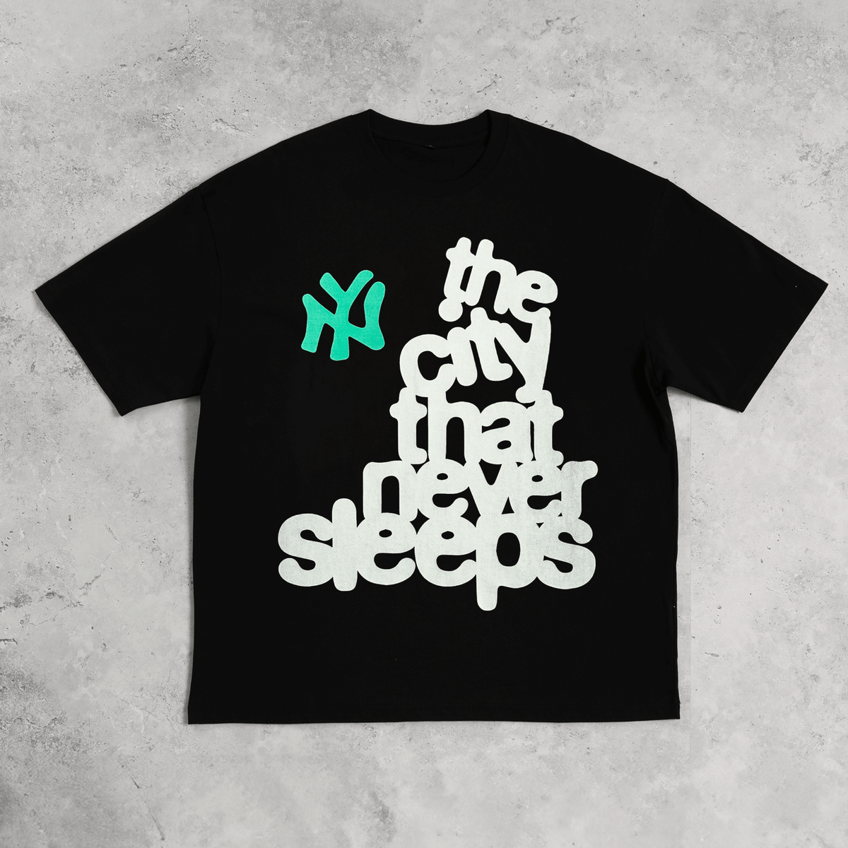 City Never Sleeps Tee - RED LETTERS