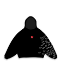 Clickbait Scattered Hoodie - Red Letters