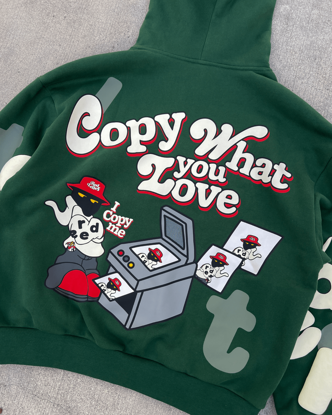 Copy Me Scattered Hoodie by Red Letters