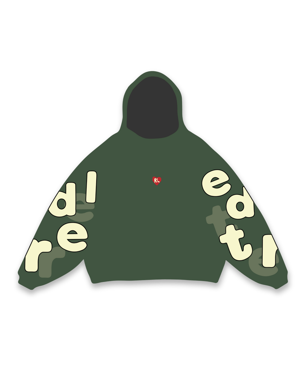 Copy Me Scattered Hoodie by Red Letters
