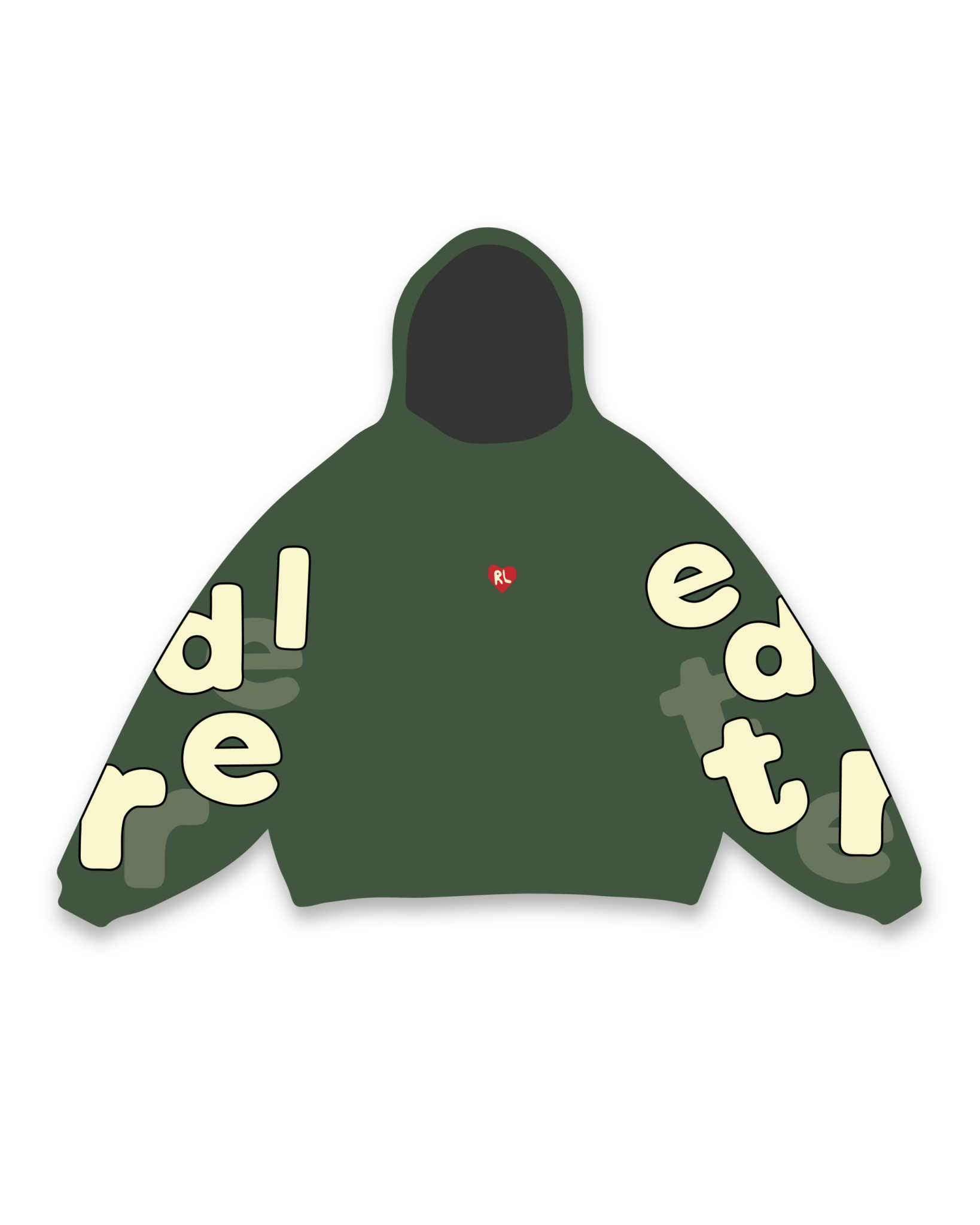 Copy Me Scattered Hoodie by Red Letters