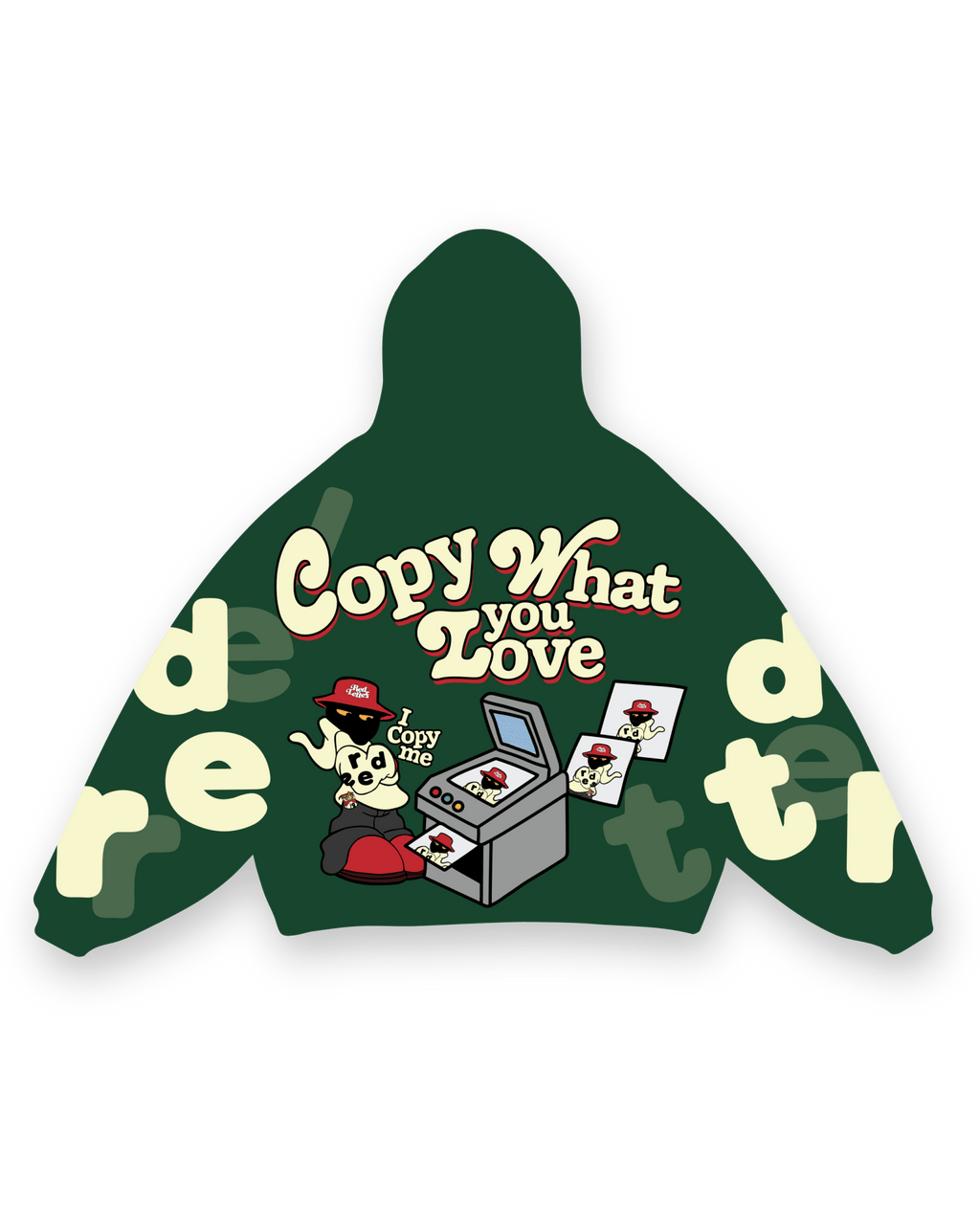 Copy Me Scattered Hoodie by Red Letters