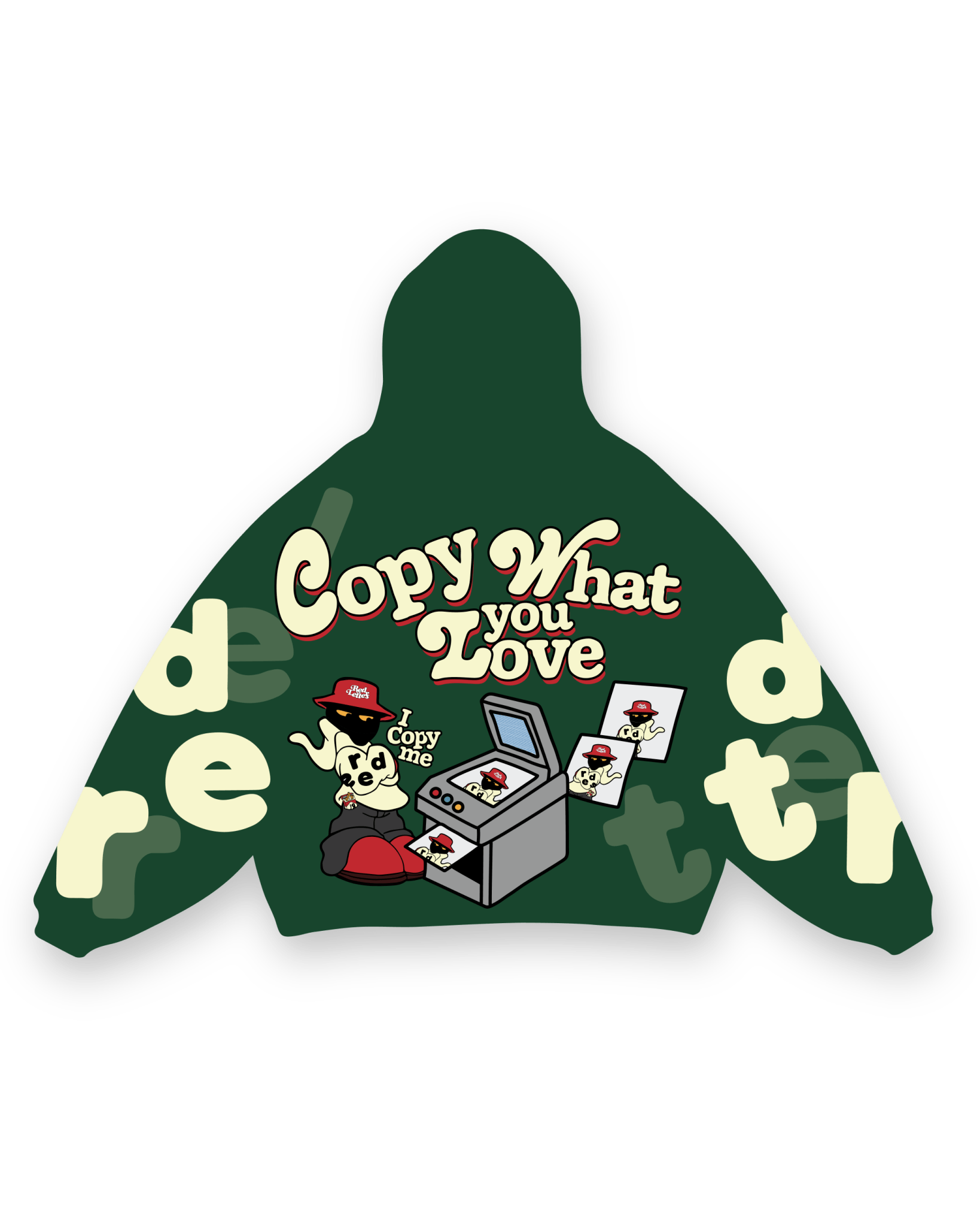 Copy Me Scattered Hoodie by Red Letters