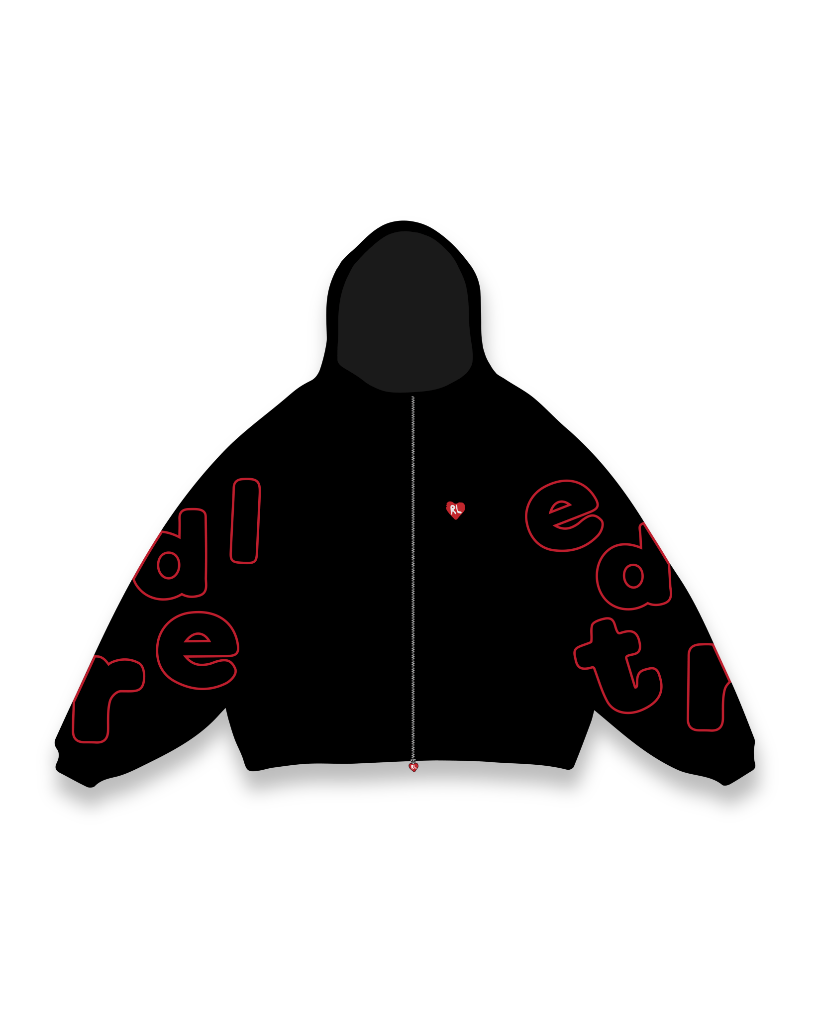 Devil My Opp Scattered Zip Up by Red Letters