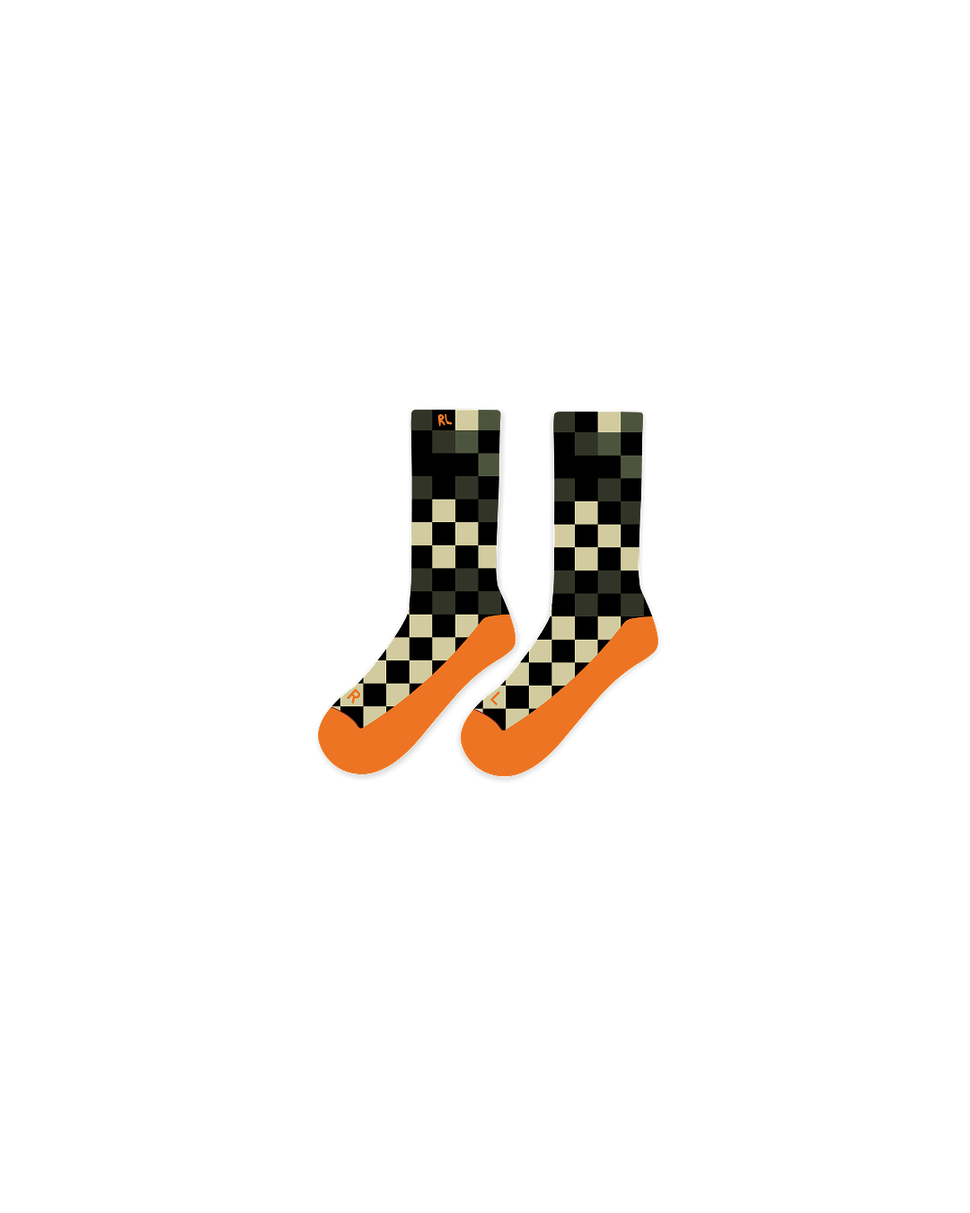 Digi Army Camo Socks by Red Letters