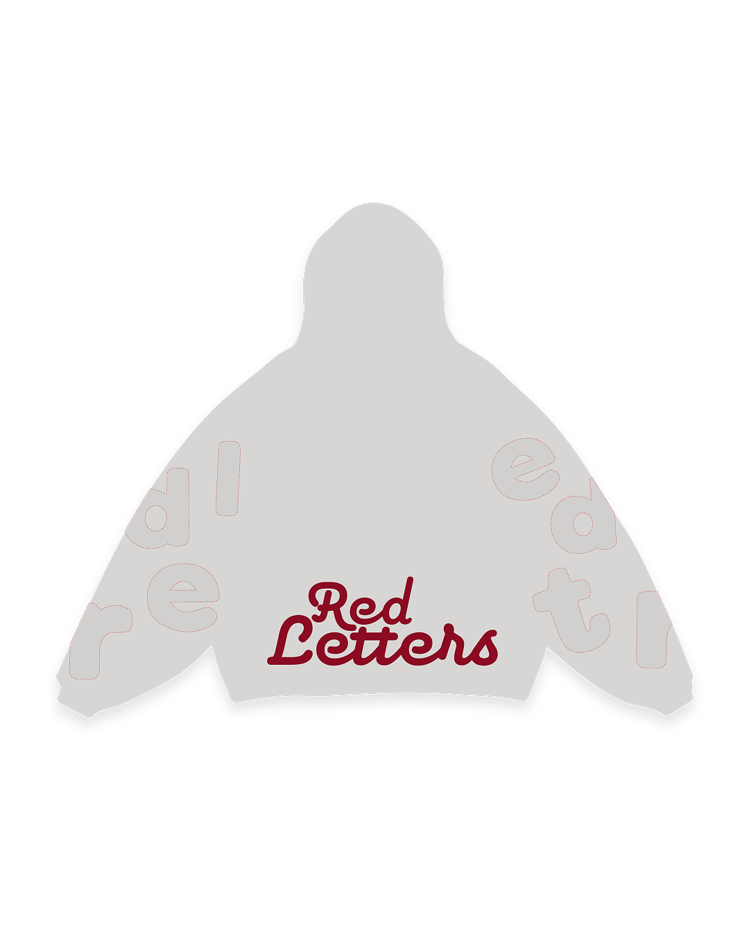 Dis Stressed Scattered Zip Up by Red Letters
