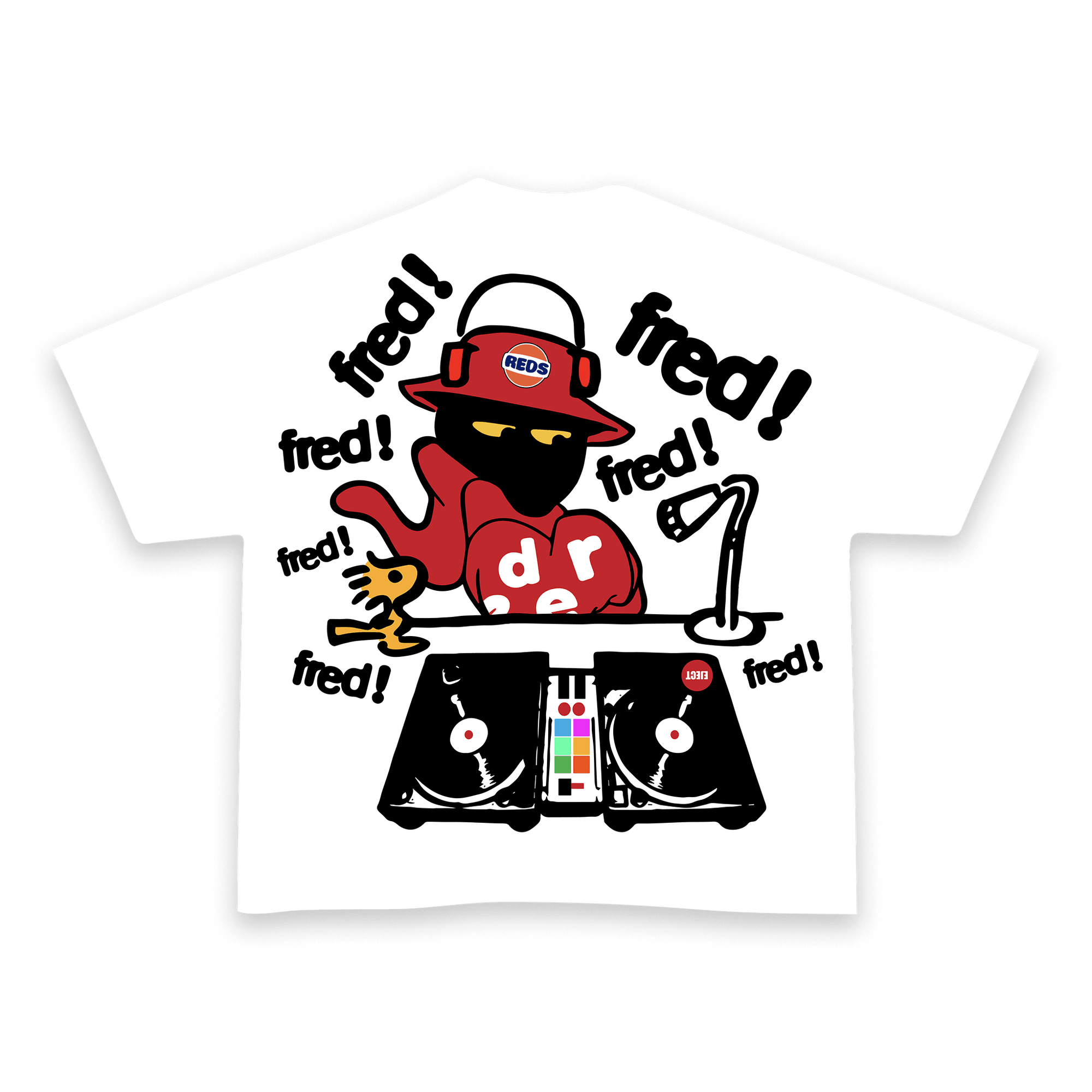 "DJ Fred" Tee by Red Letters