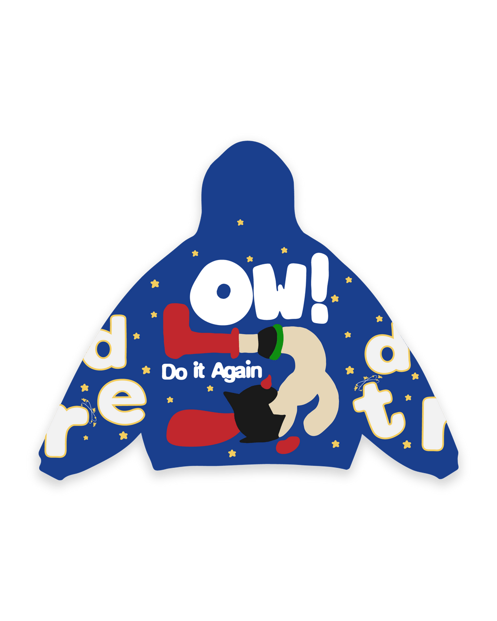 Do It Again Scattered Hoodie by Red Letters