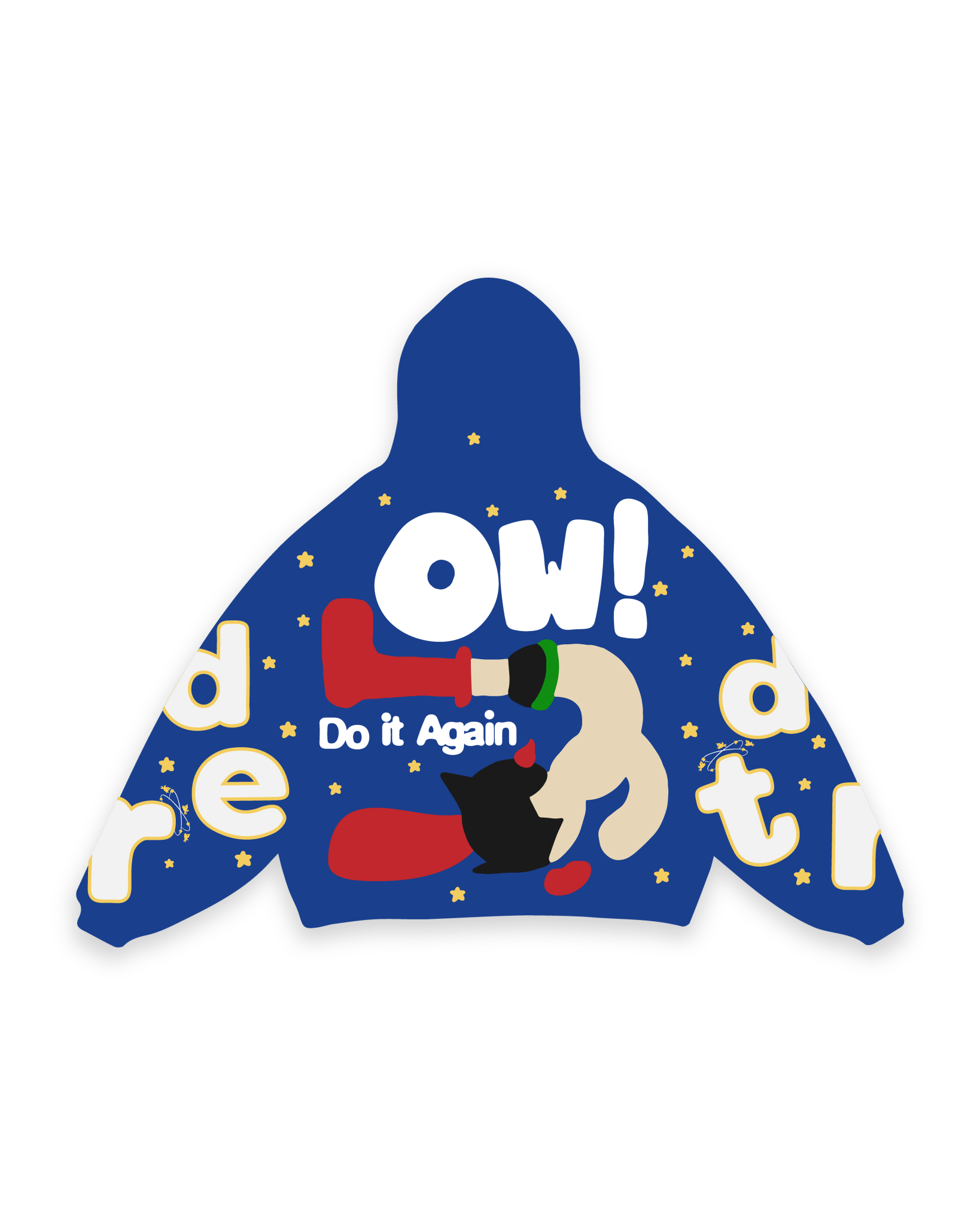 Do It Again Scattered Hoodie by Red Letters