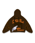 Don't Fit In Scattered Zip Up by Red Letters