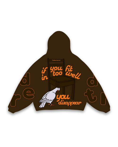 Don't Fit In Scattered Zip Up by Red Letters