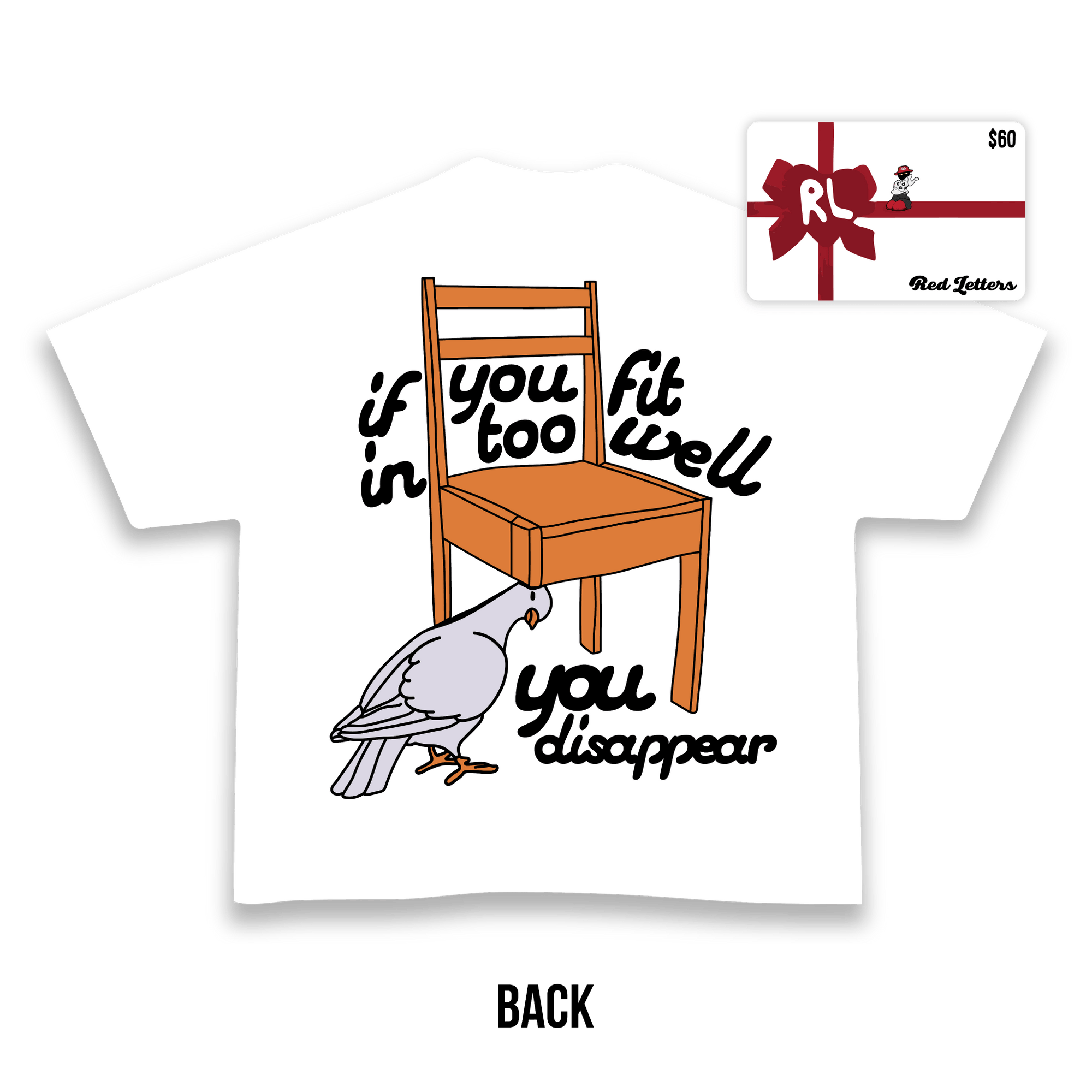 Don't Fit In Tee + $60 Gift Card by Red Letters