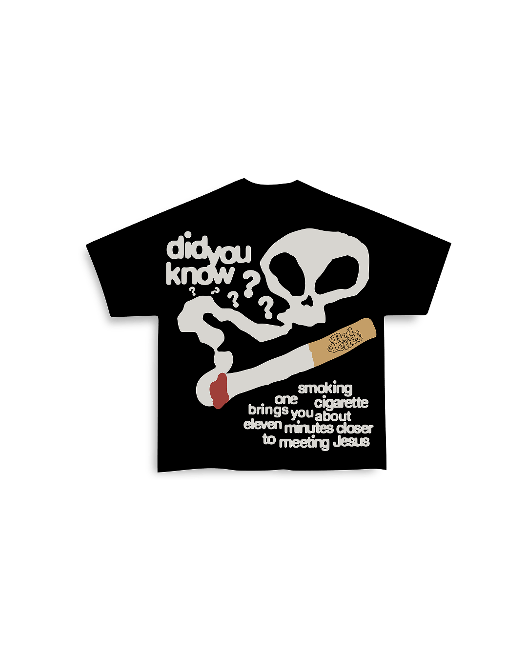 Don't Smoke Tee - Red Letters
