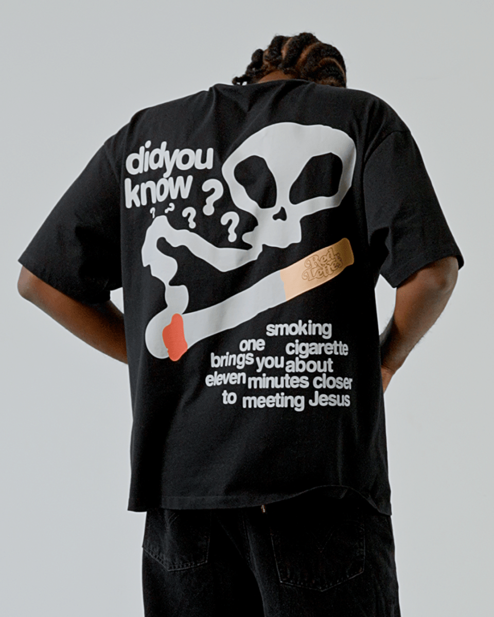 Don't Smoke Tee - Red Letters