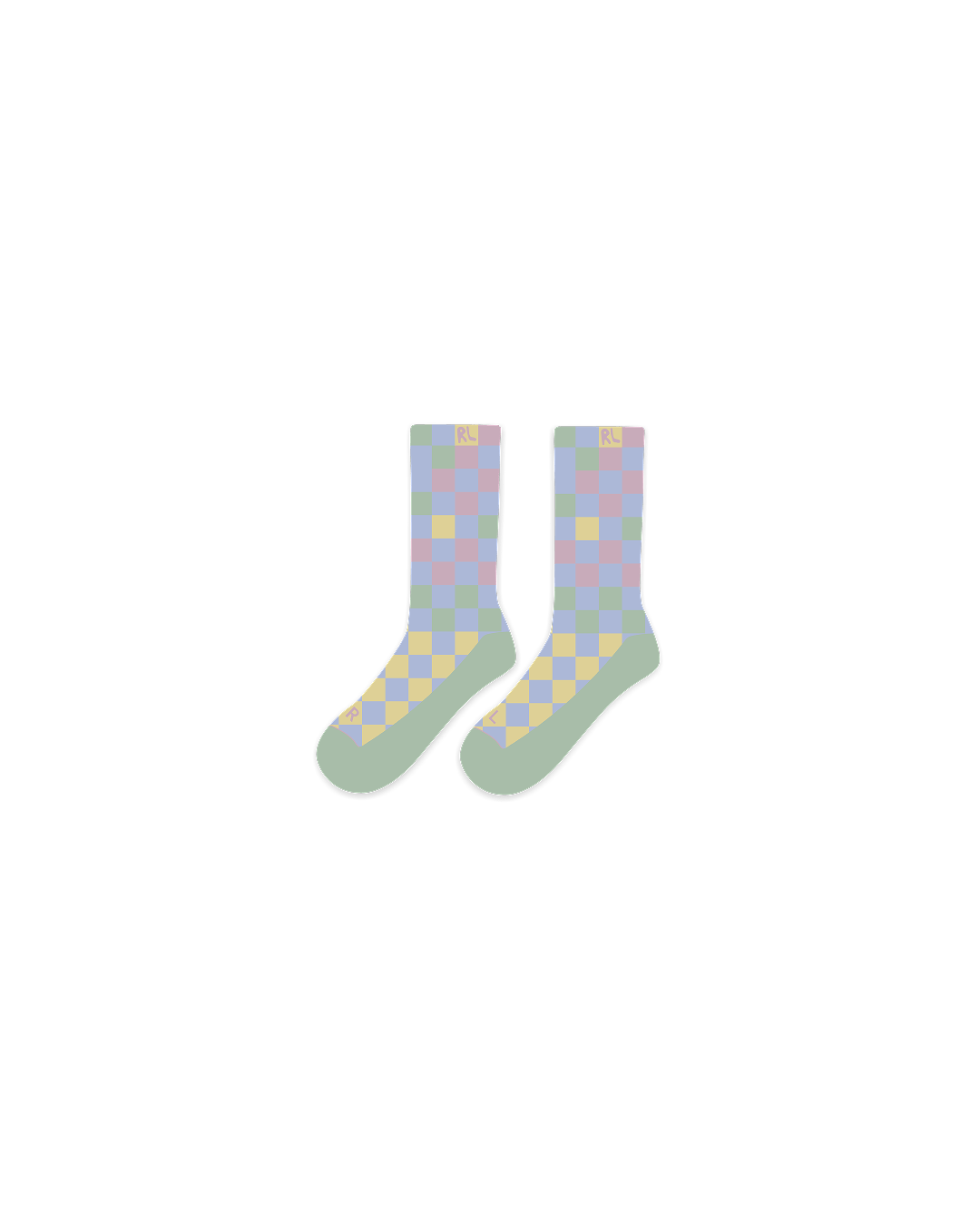 Easter in Miami Socks by Red Letters