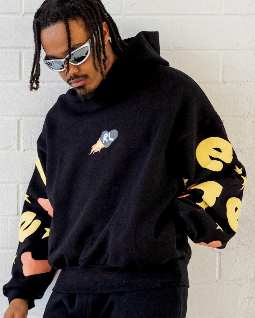F** Off Scattered Hoodie - Red Letters