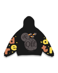 F** Off Scattered Hoodie - Red Letters
