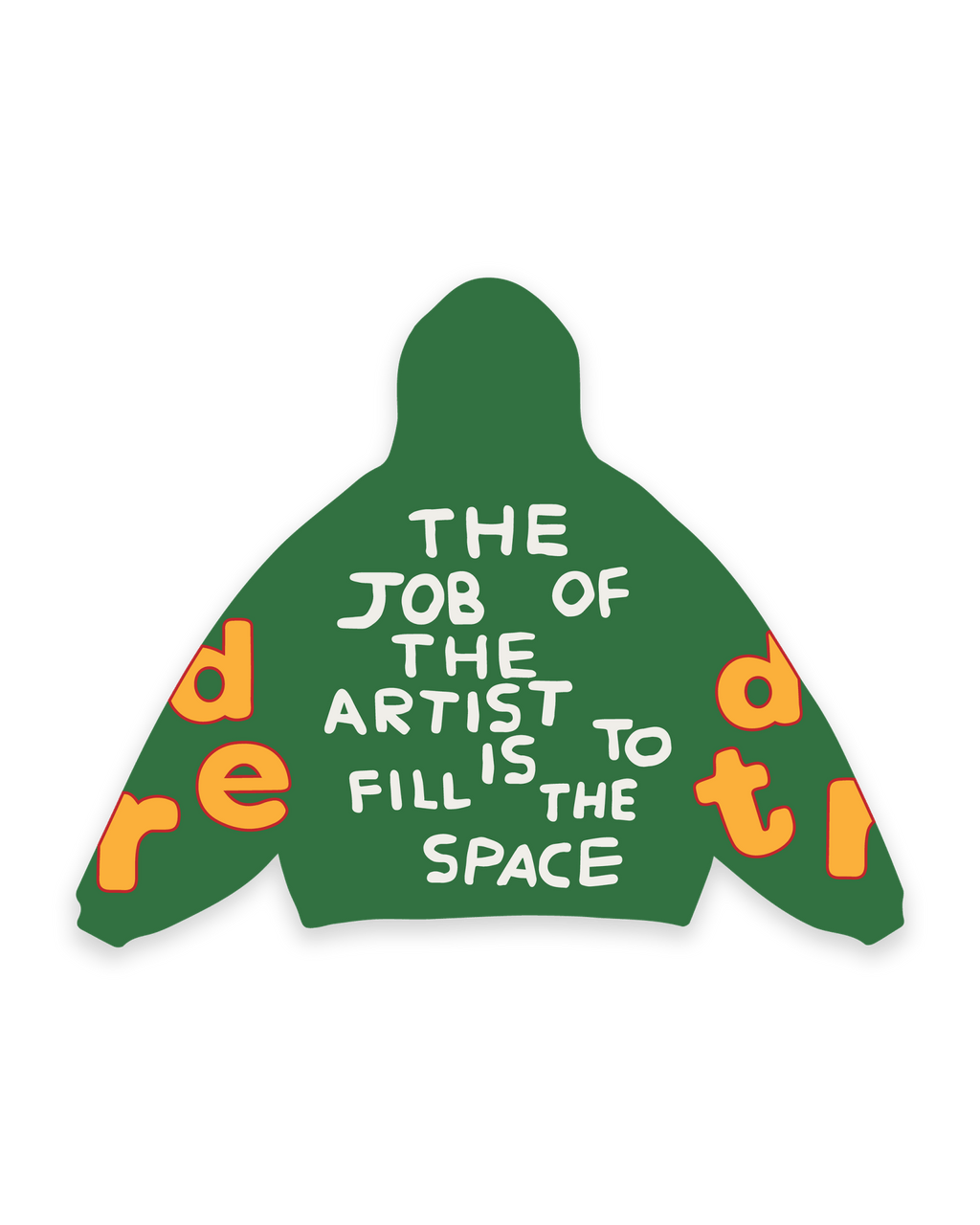 Fill The Space Scattered Hoodie by Red Letters