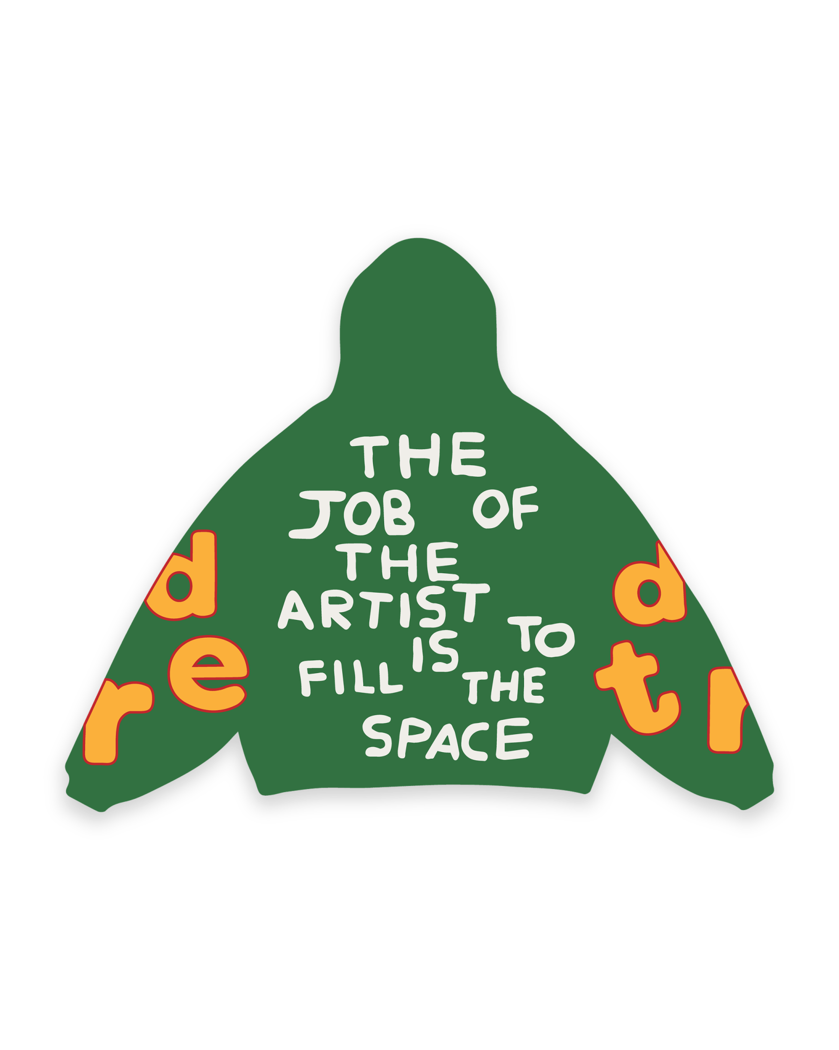 Fill The Space Scattered Hoodie by Red Letters