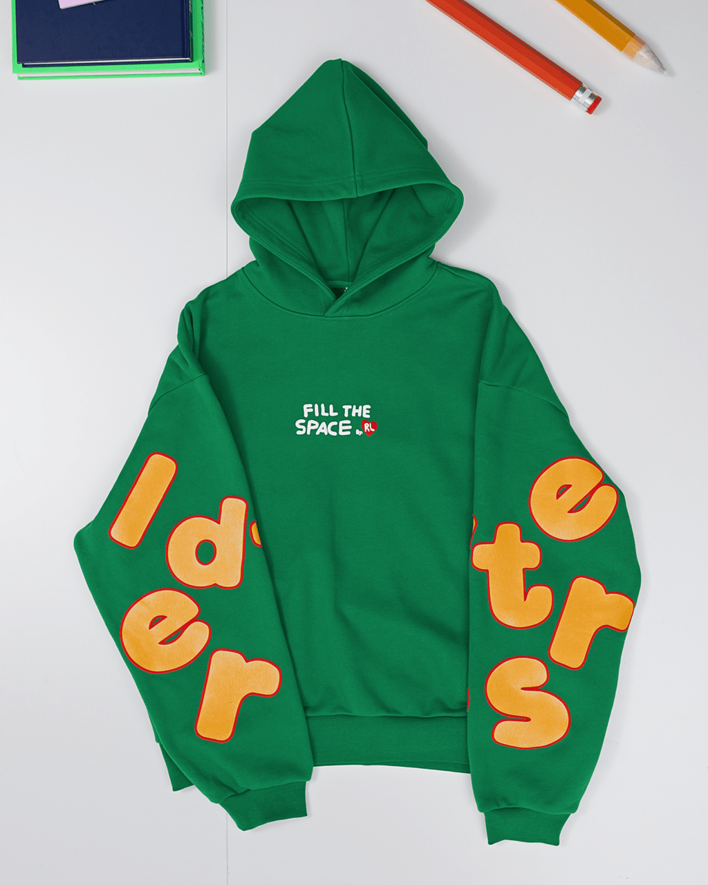 Fill The Space Scattered Hoodie by Red Letters
