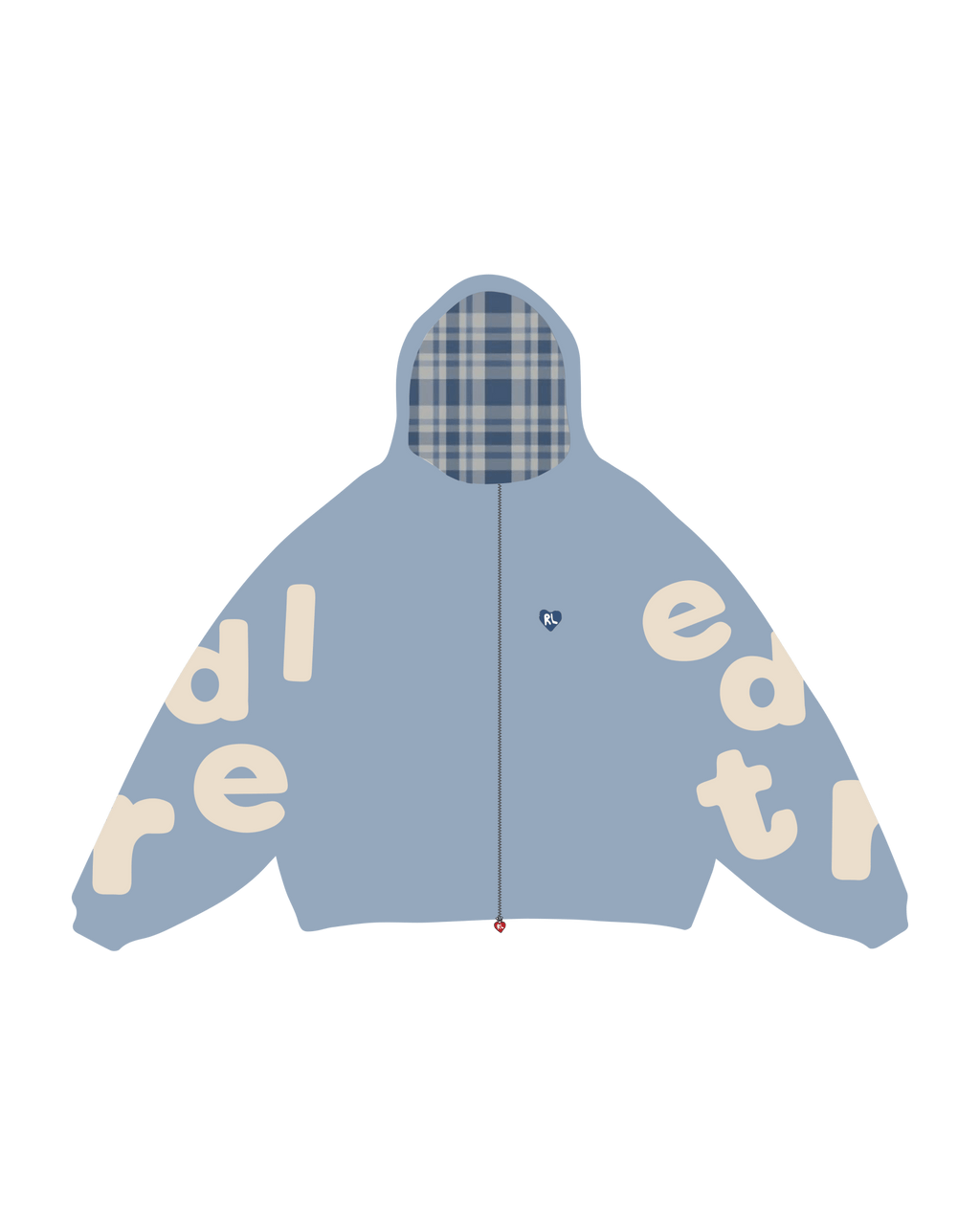 Fly Me The Moon Scattered Zip Up by Red Letters