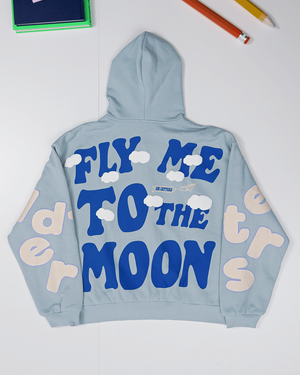 Fly Me The Moon Scattered Zip Up by Red Letters