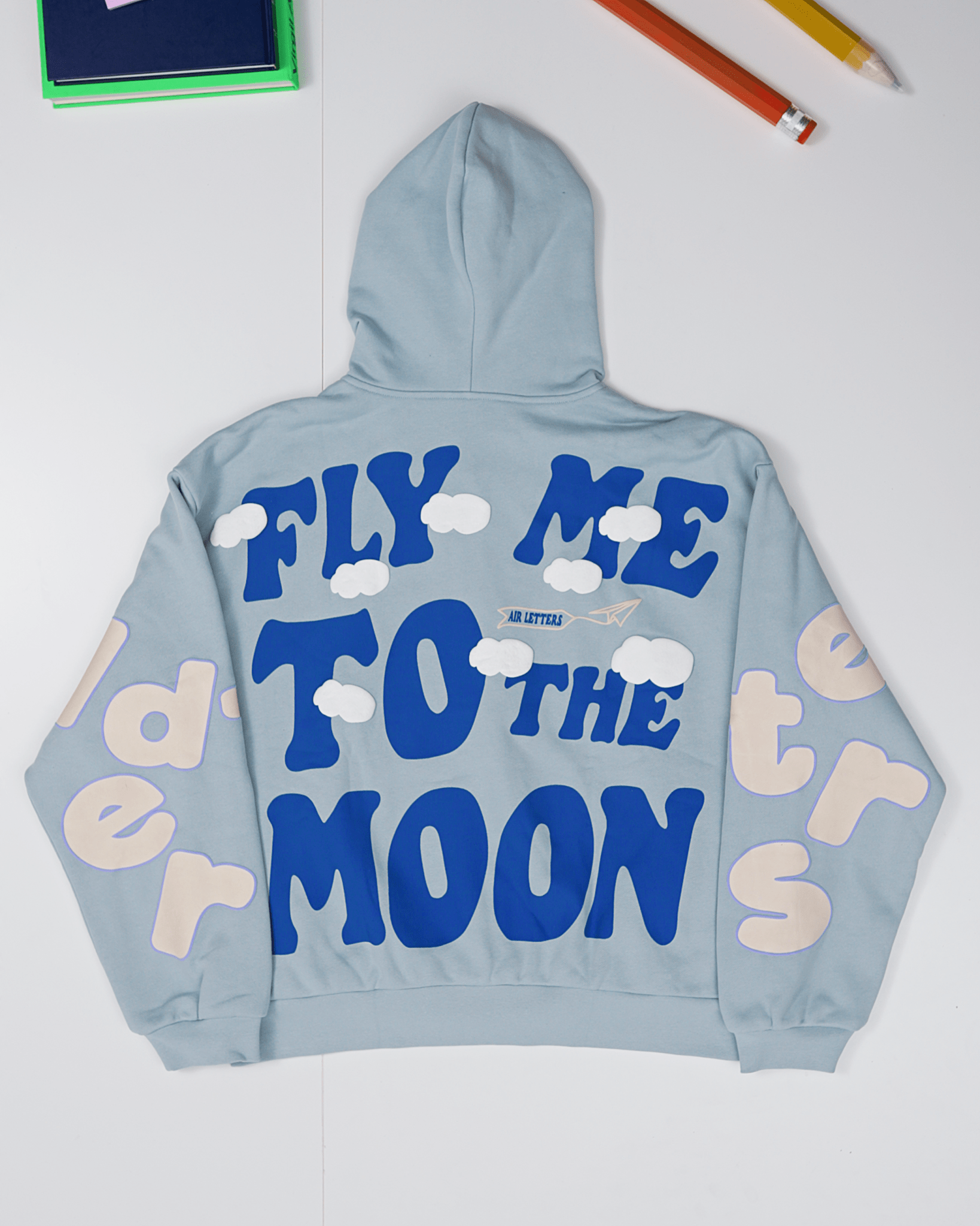 Fly Me The Moon Scattered Zip Up by Red Letters