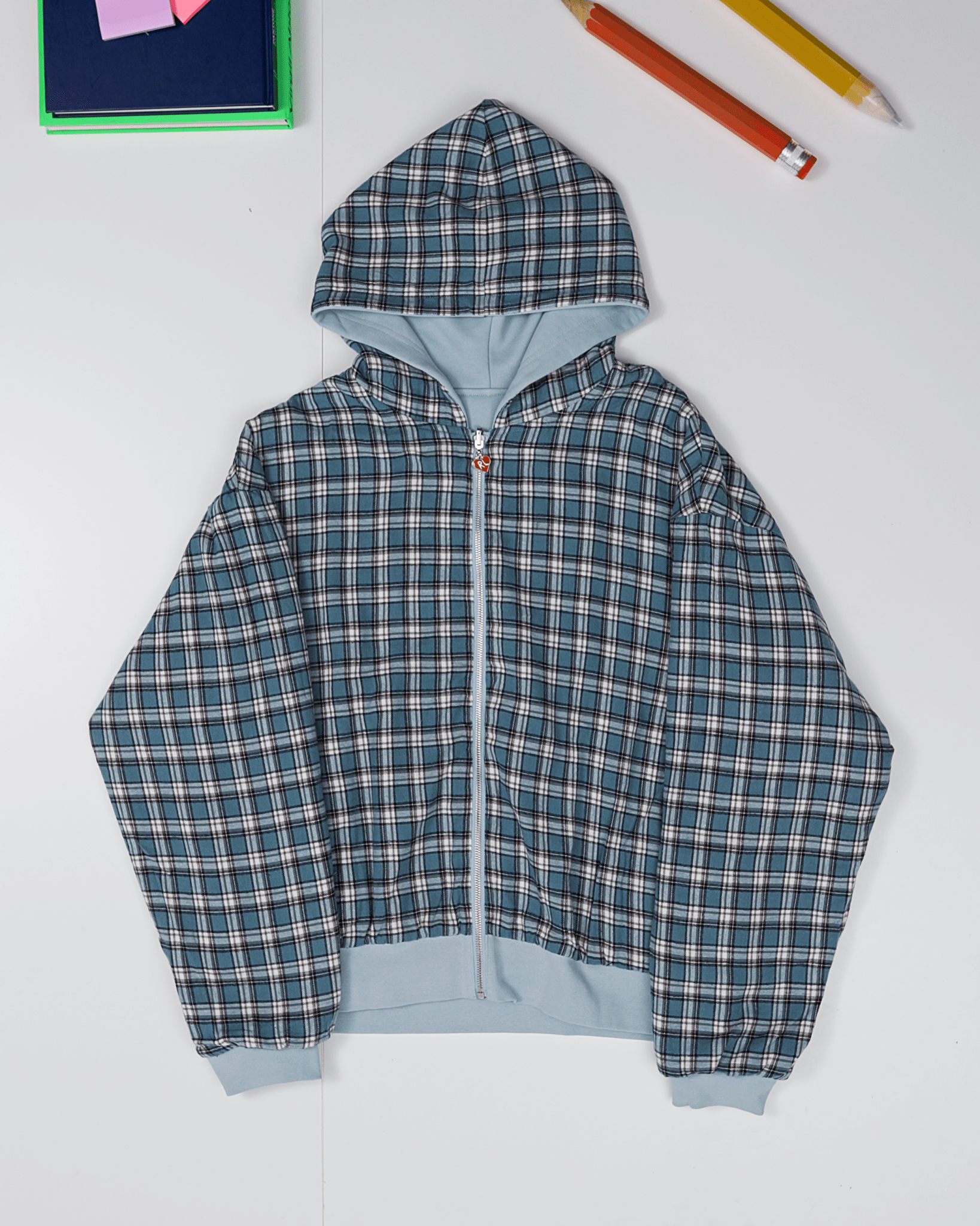 Fly Me The Moon Scattered Zip Up by Red Letters