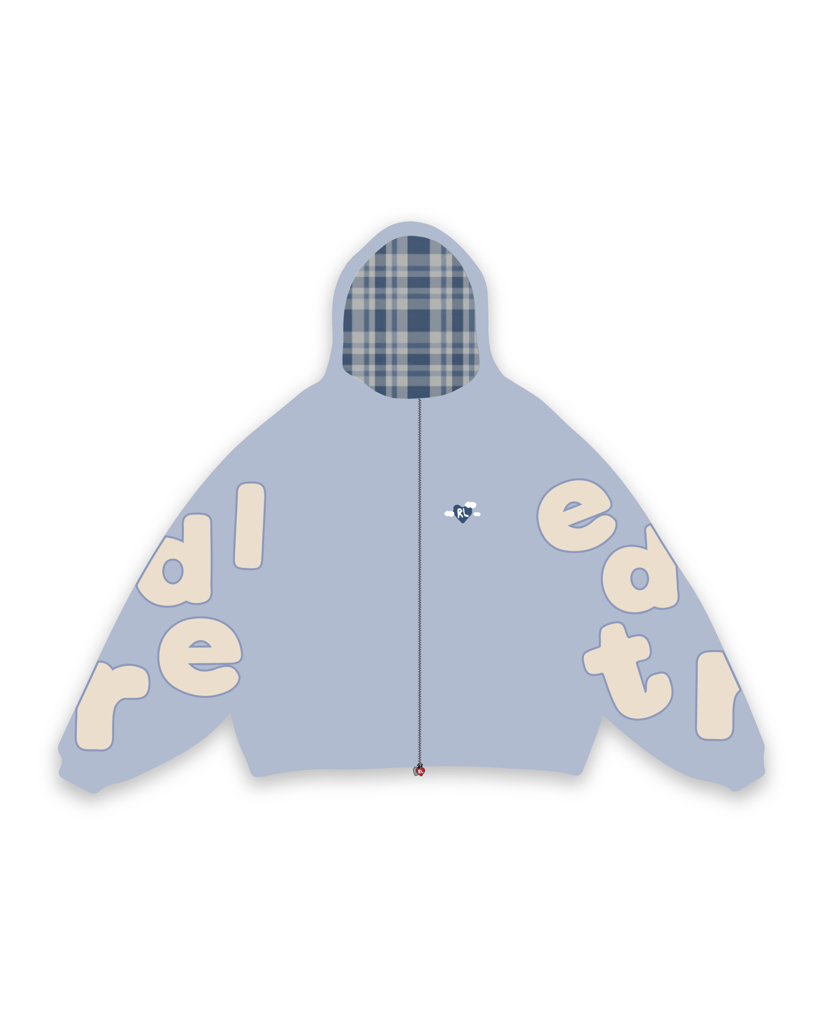 Fly Me The Moon Scattered Zip Up by Red Letters