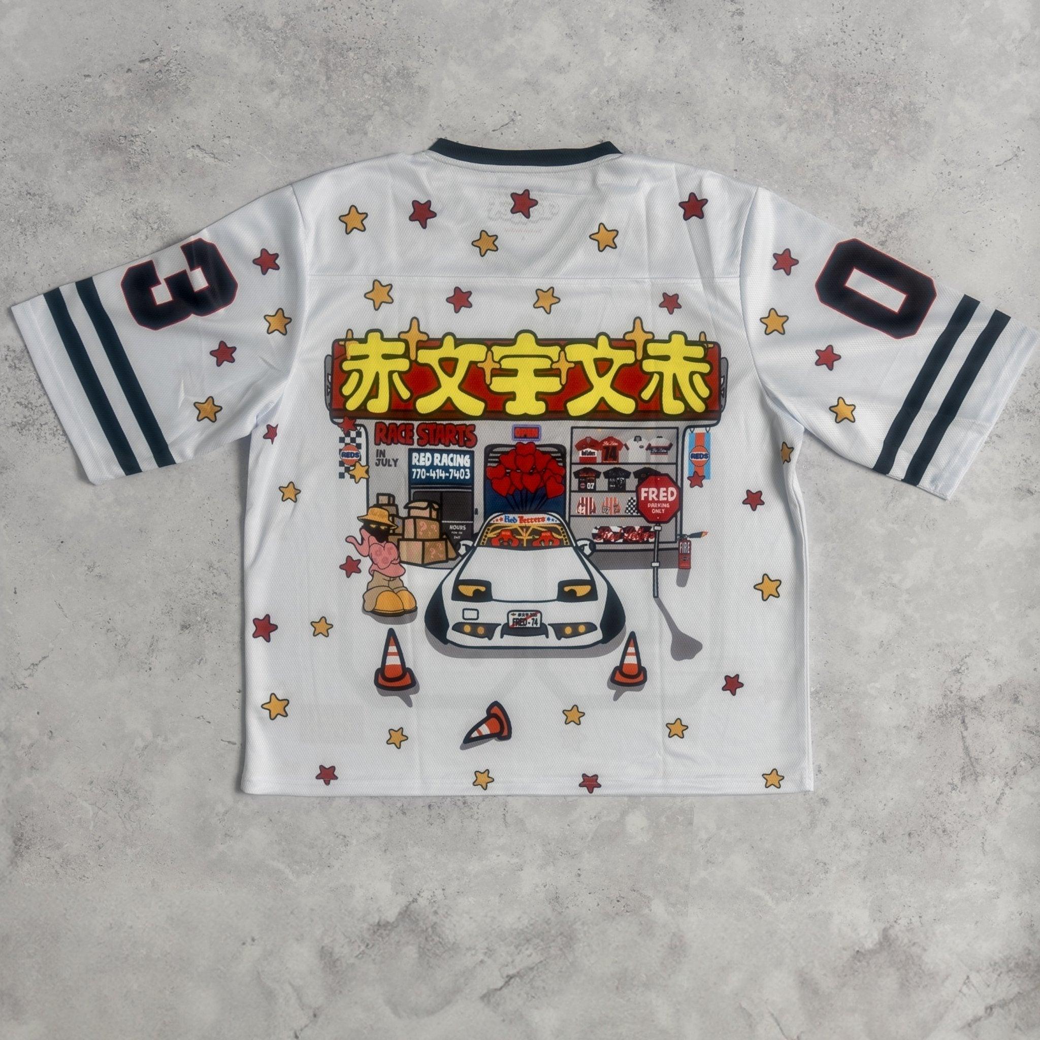 Fred's Garage Jersey - Red Letters