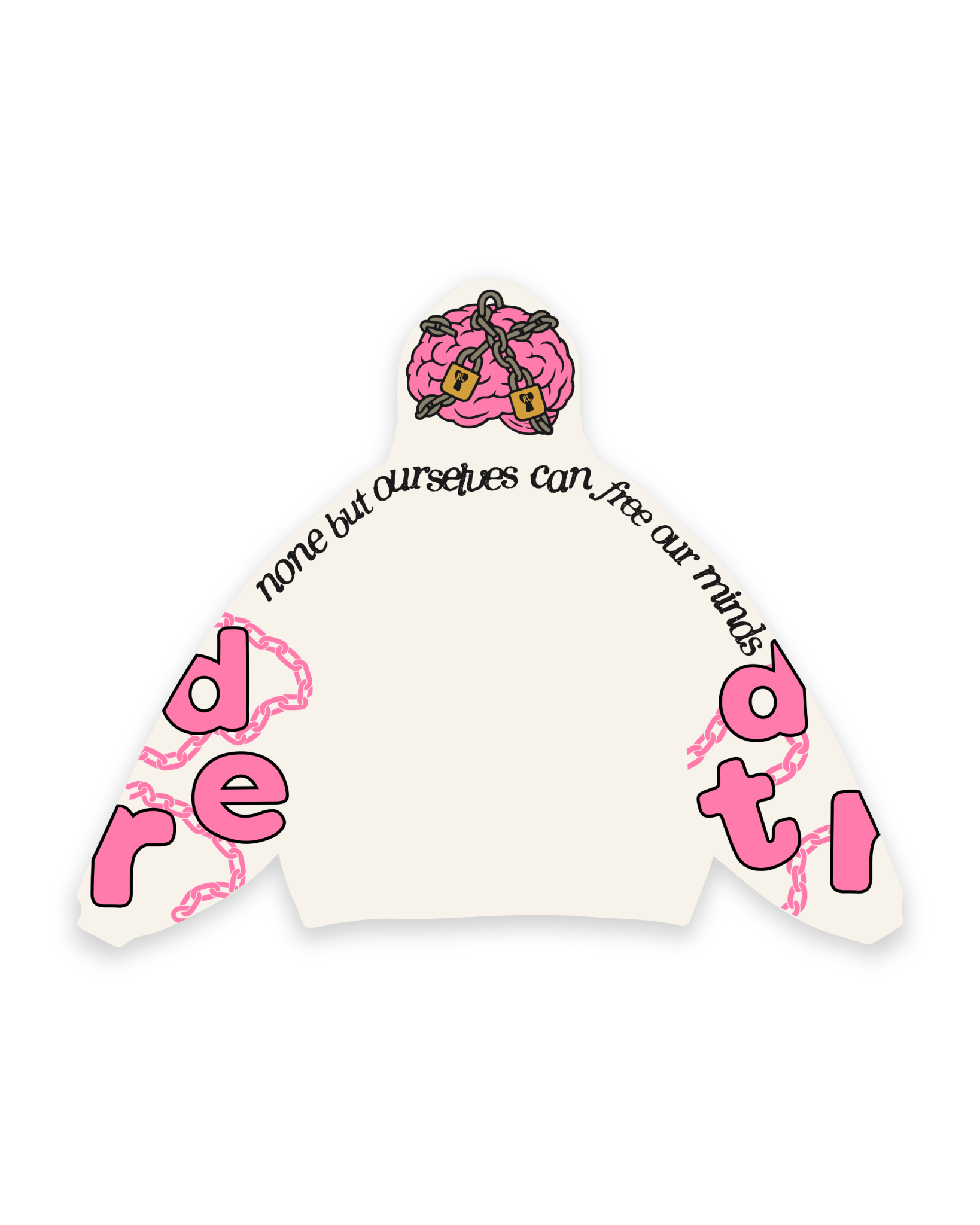 Free Our Minds Scattered Hoodie by Red Letters