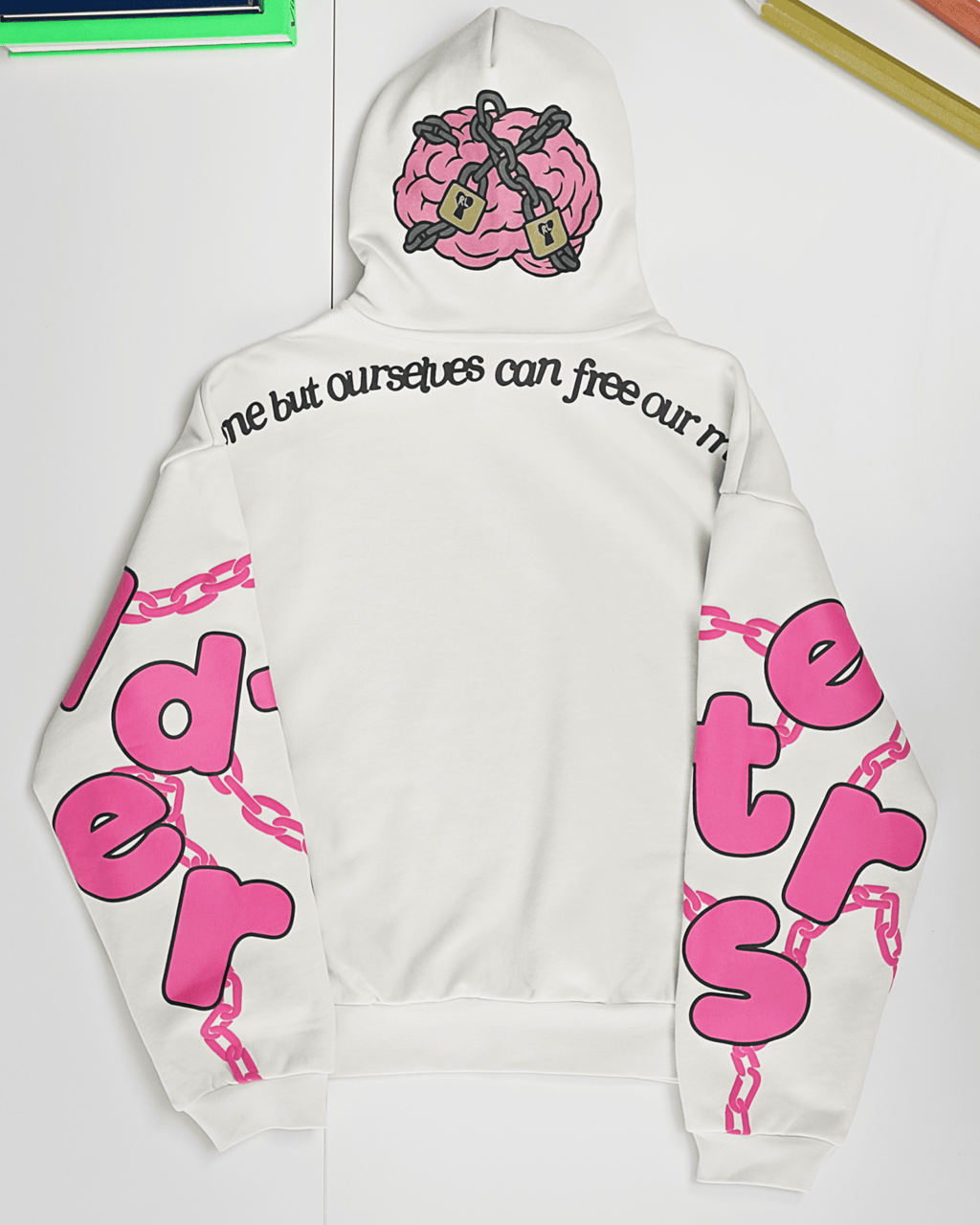 Free Our Minds Scattered Hoodie by Red Letters