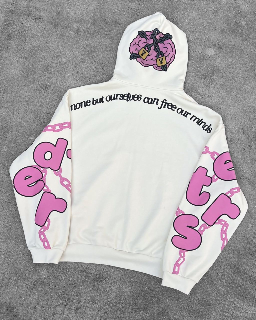 Free Our Minds Scattered Hoodie by Red Letters