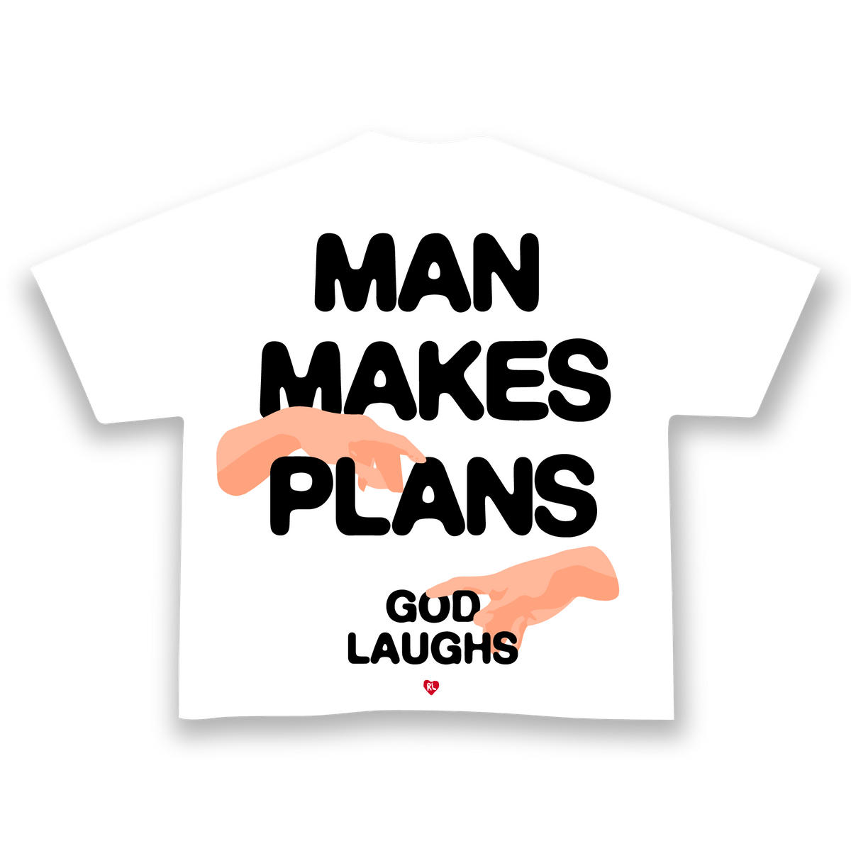 Gods Plan Tee - RED LETTERS