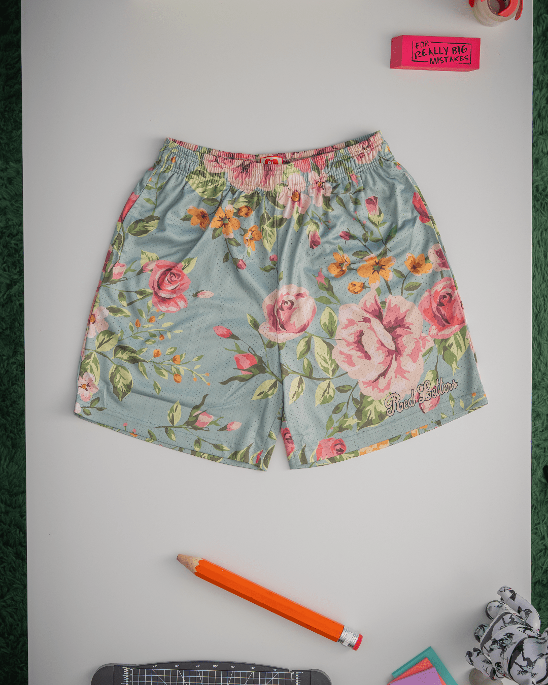 Grandma's Mesh Shorts by Red Letters