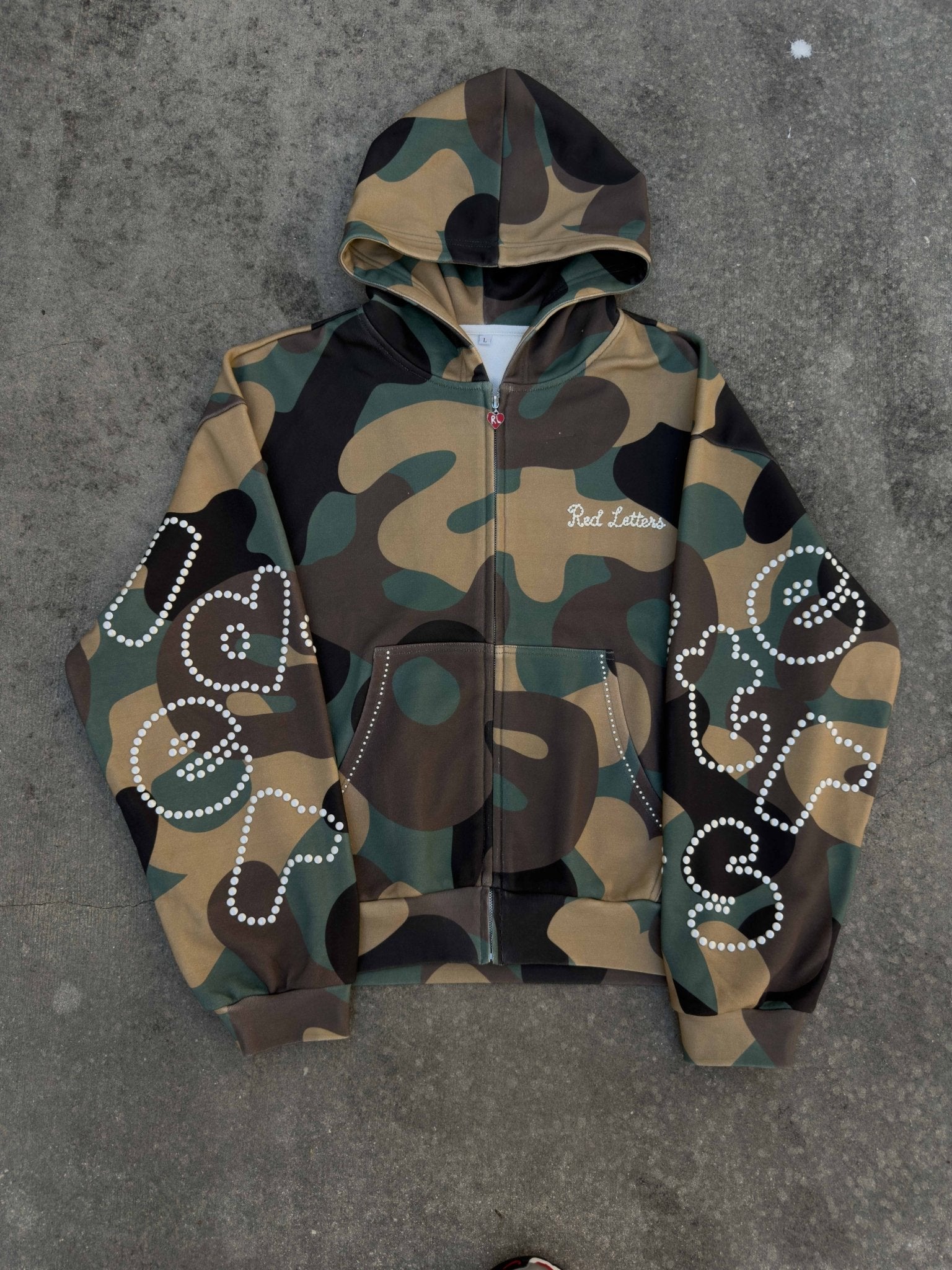 Hidden Gem Scattered Zip Up by Red Letters