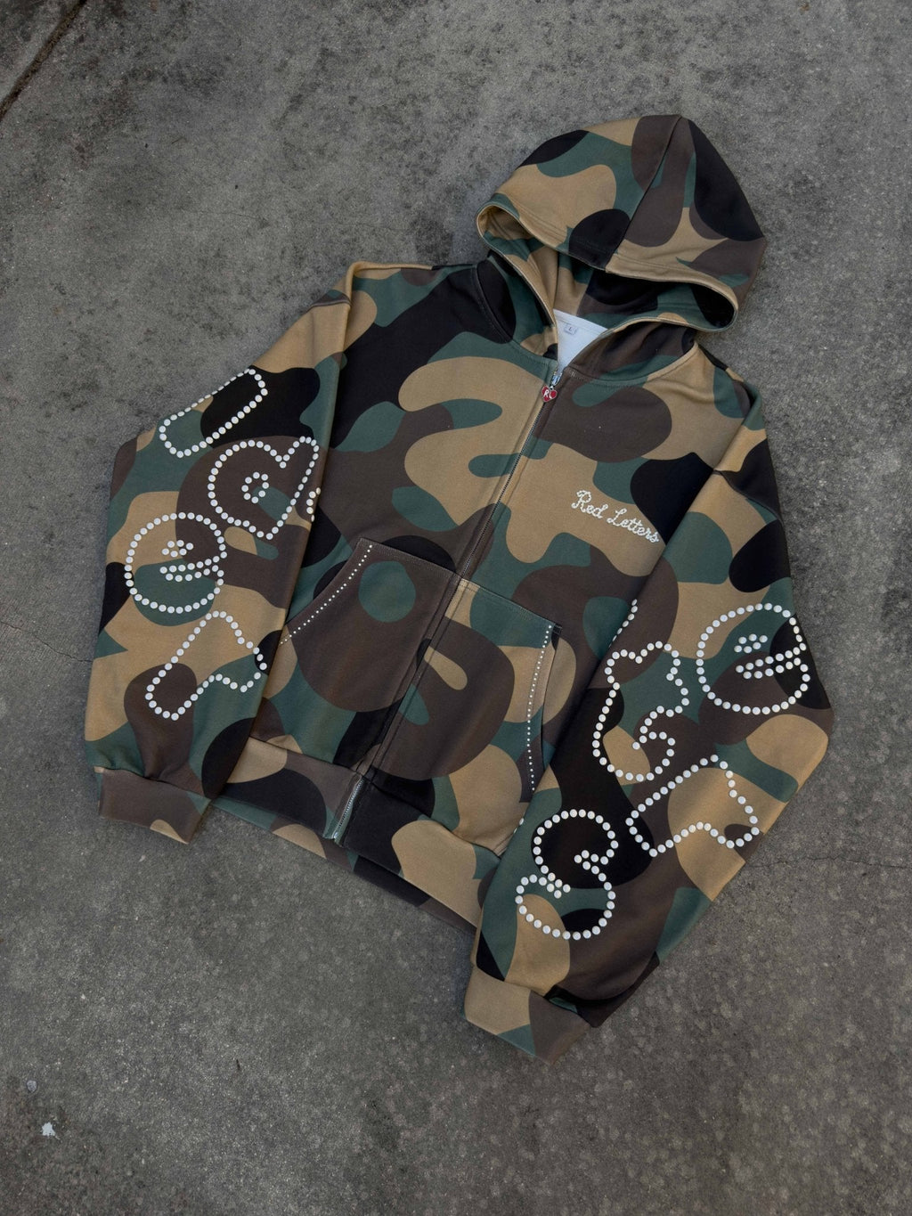 Hidden Gem Scattered Zip Up by Red Letters