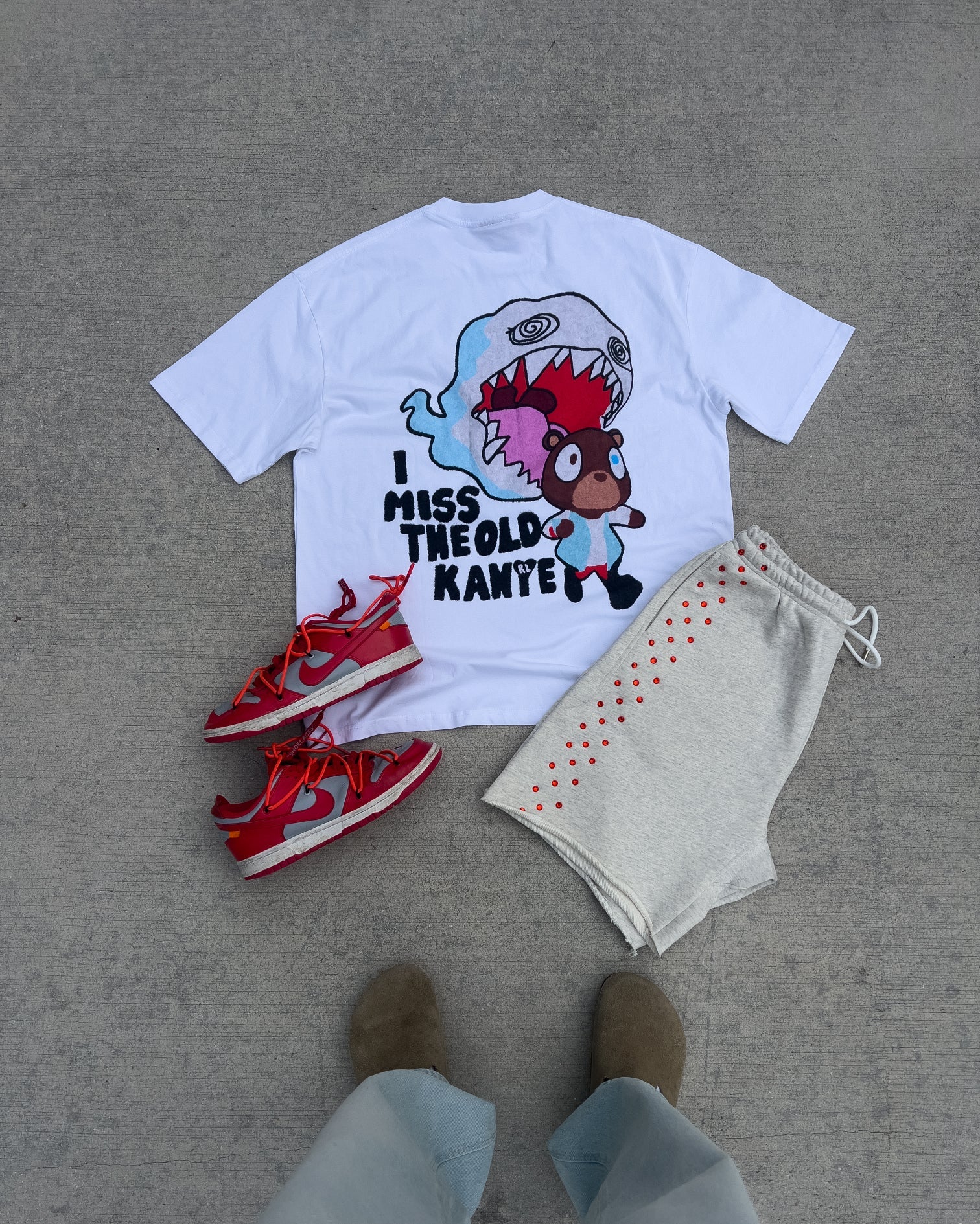 I Miss The Old Ye Tee - White - Red Letters