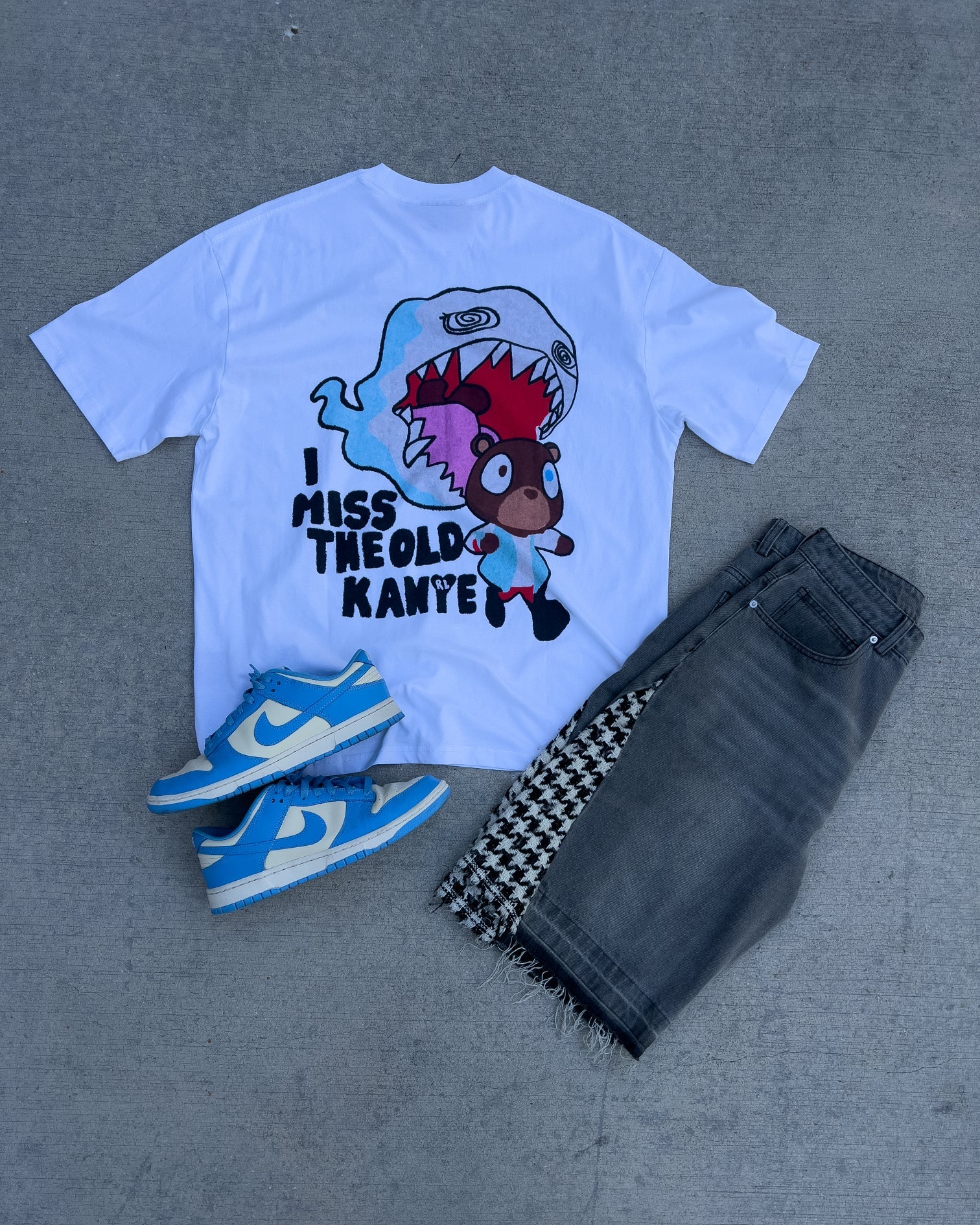 I Miss The Old Ye Tee - White by Red Letters