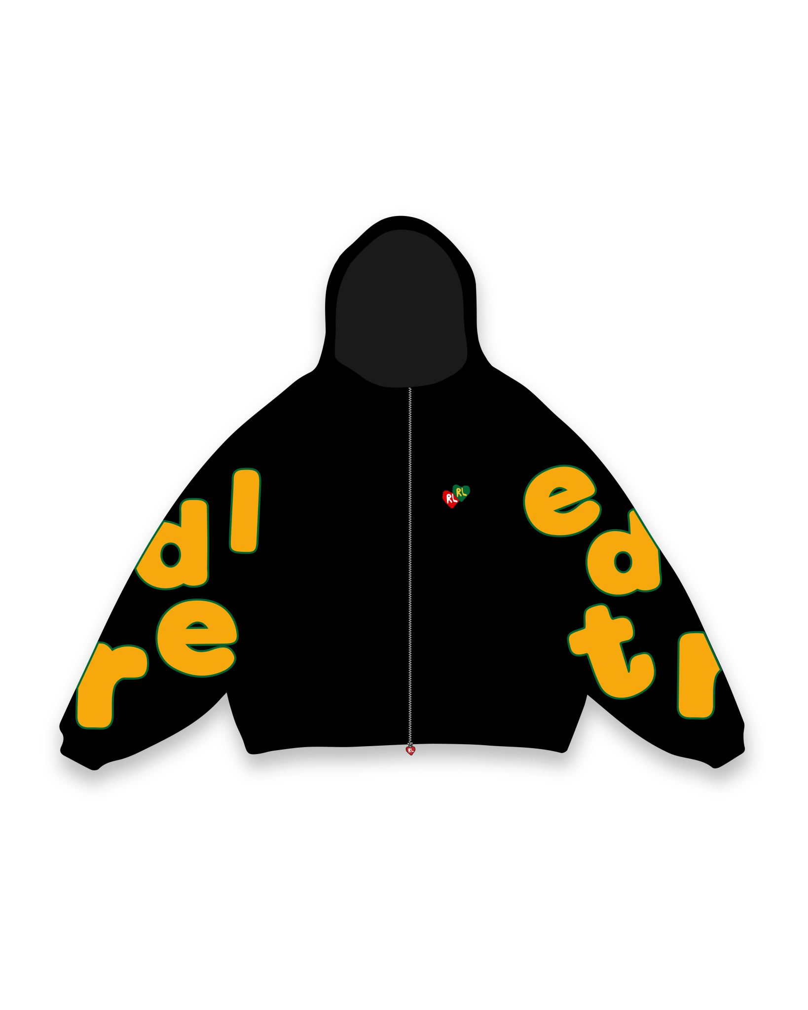 If I Don't! Scattered Zip Up by Red Letters