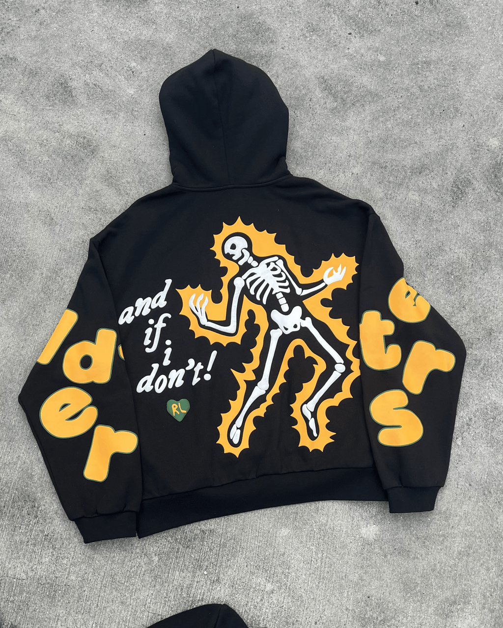If I Don't! Scattered Zip Up by Red Letters