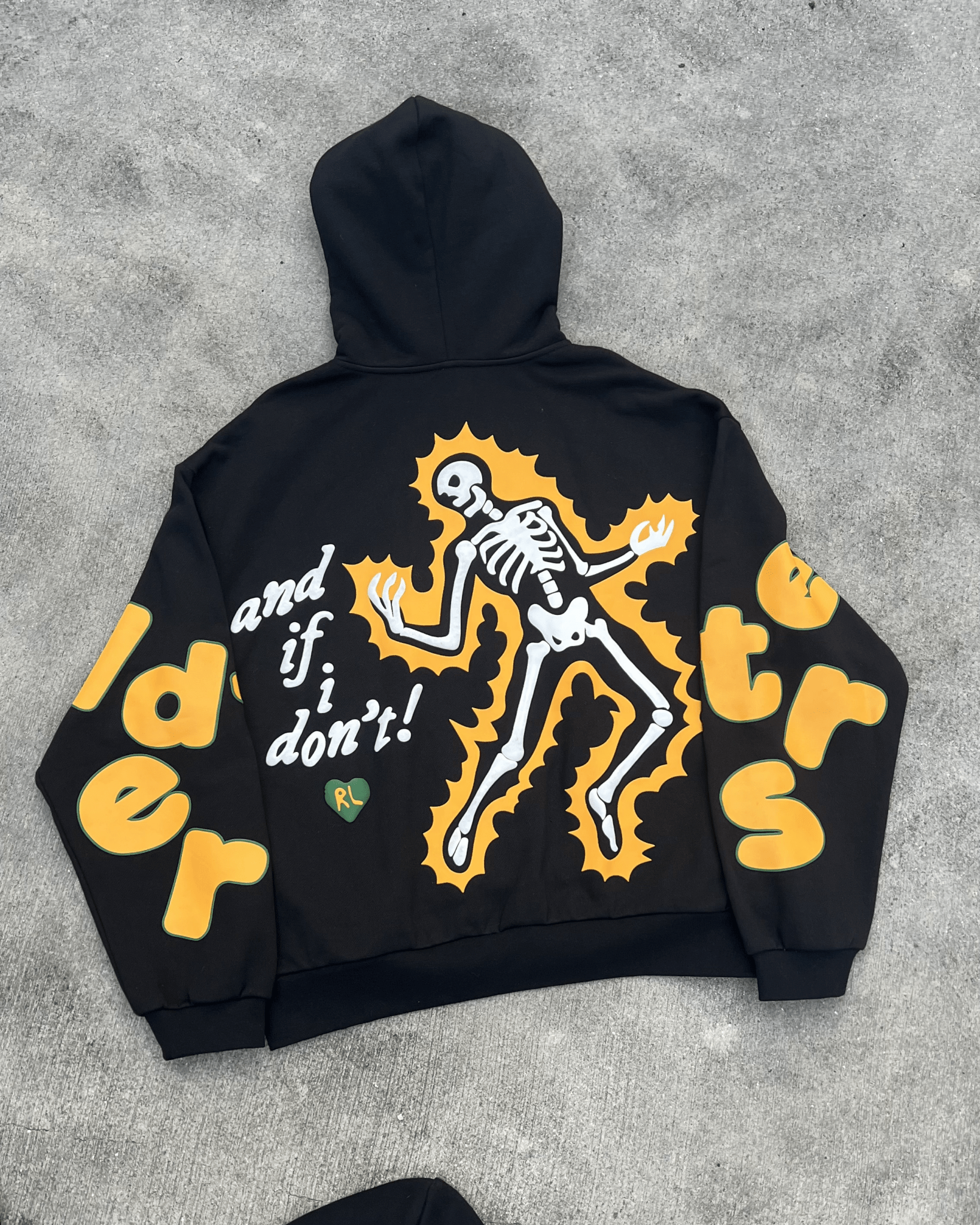 If I Don't! Scattered Zip Up by Red Letters