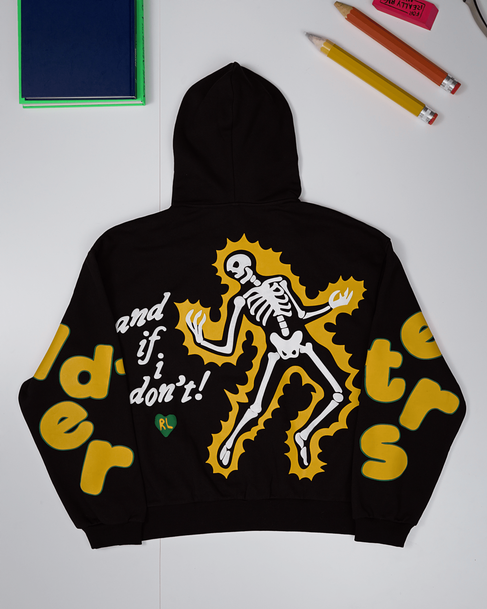 If I Don't! Scattered Zip Up by Red Letters