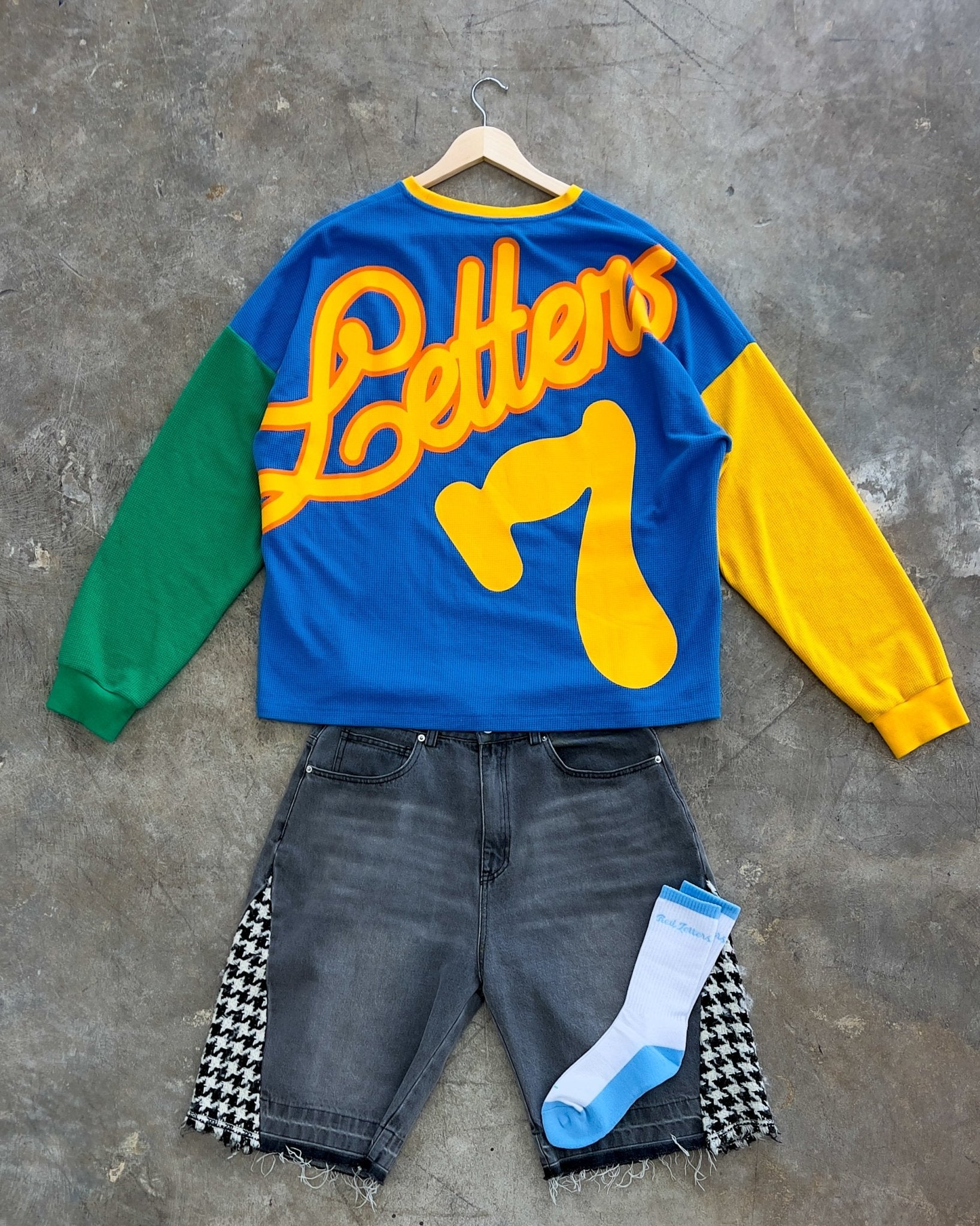 Is This Vintage? Waffle Knit Shirt by Red Letters