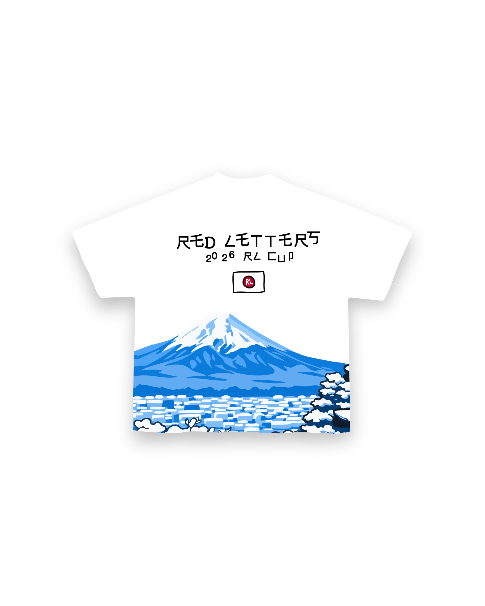 Japan Fuji Tee - Red Letters